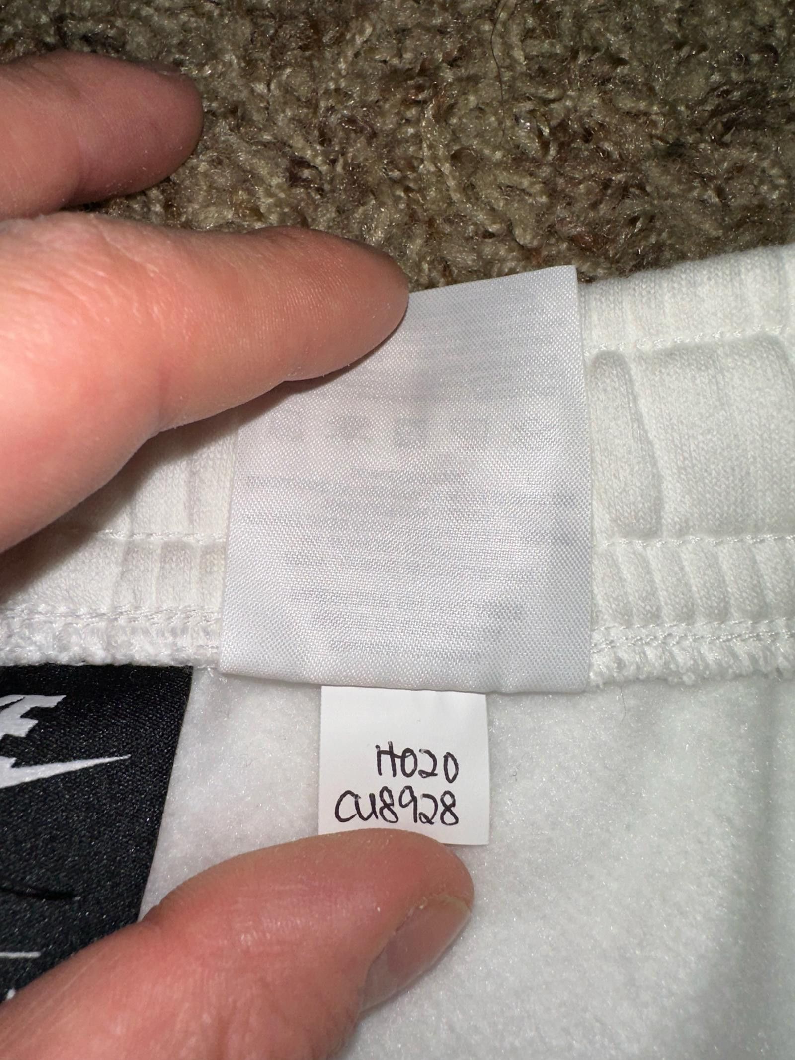 Nike Nike Big Kids (Boy’s) Swoosh Just Do It Scribble Fleece Sweatpants Sample Size US 26 / EU 42 - 5 Thumbnail