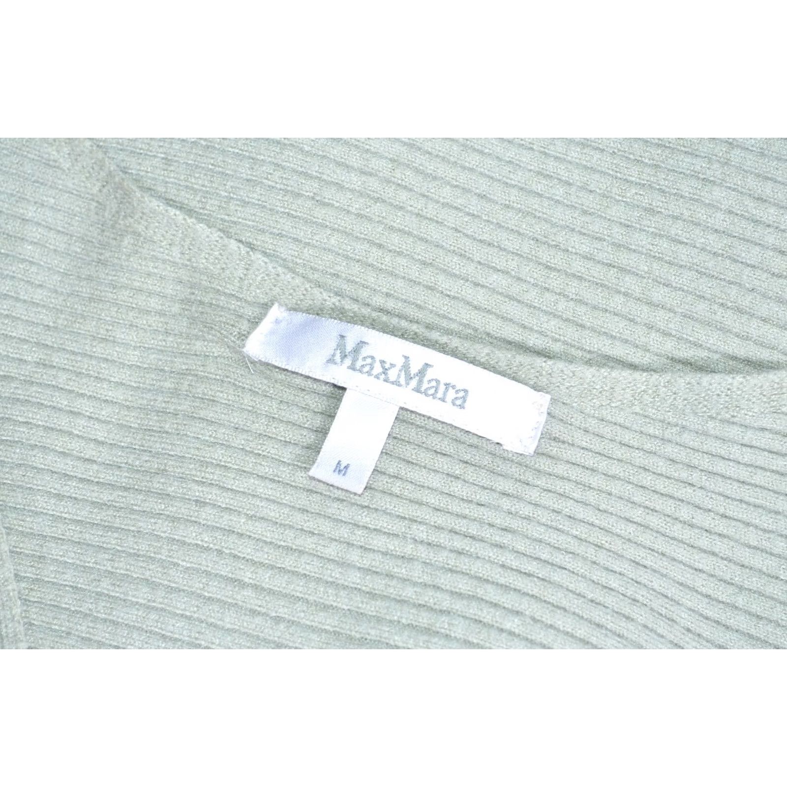 Max Mara Max Mara Jumper Women's Long Sleeve V-Neck Cotton/Cashmere Size M Grey Size M / US 6-8 / IT 42-44 - 6 Thumbnail