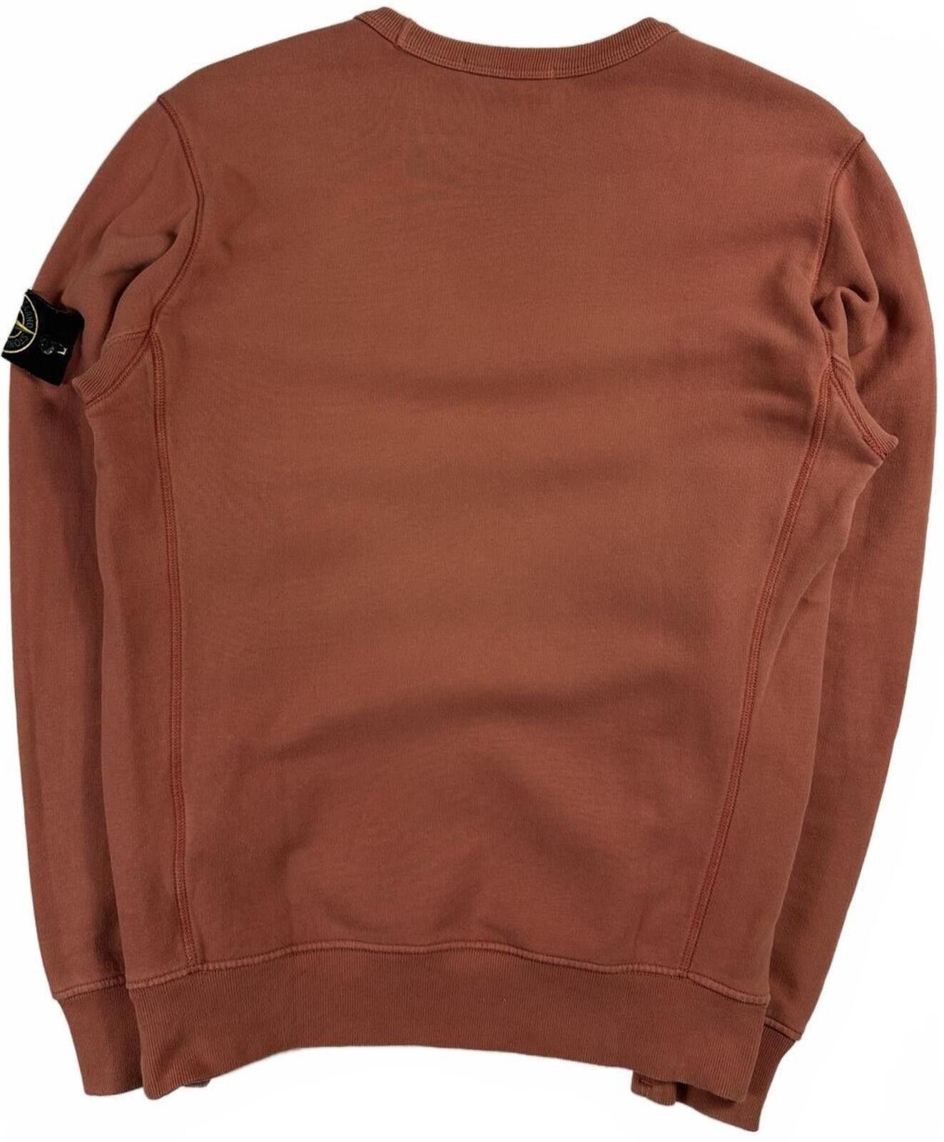Stone Island Stone Island Cotton Jumper / Sweatshirt Rust Orange Small Size US S / EU 44-46 / 1 - 4 Thumbnail