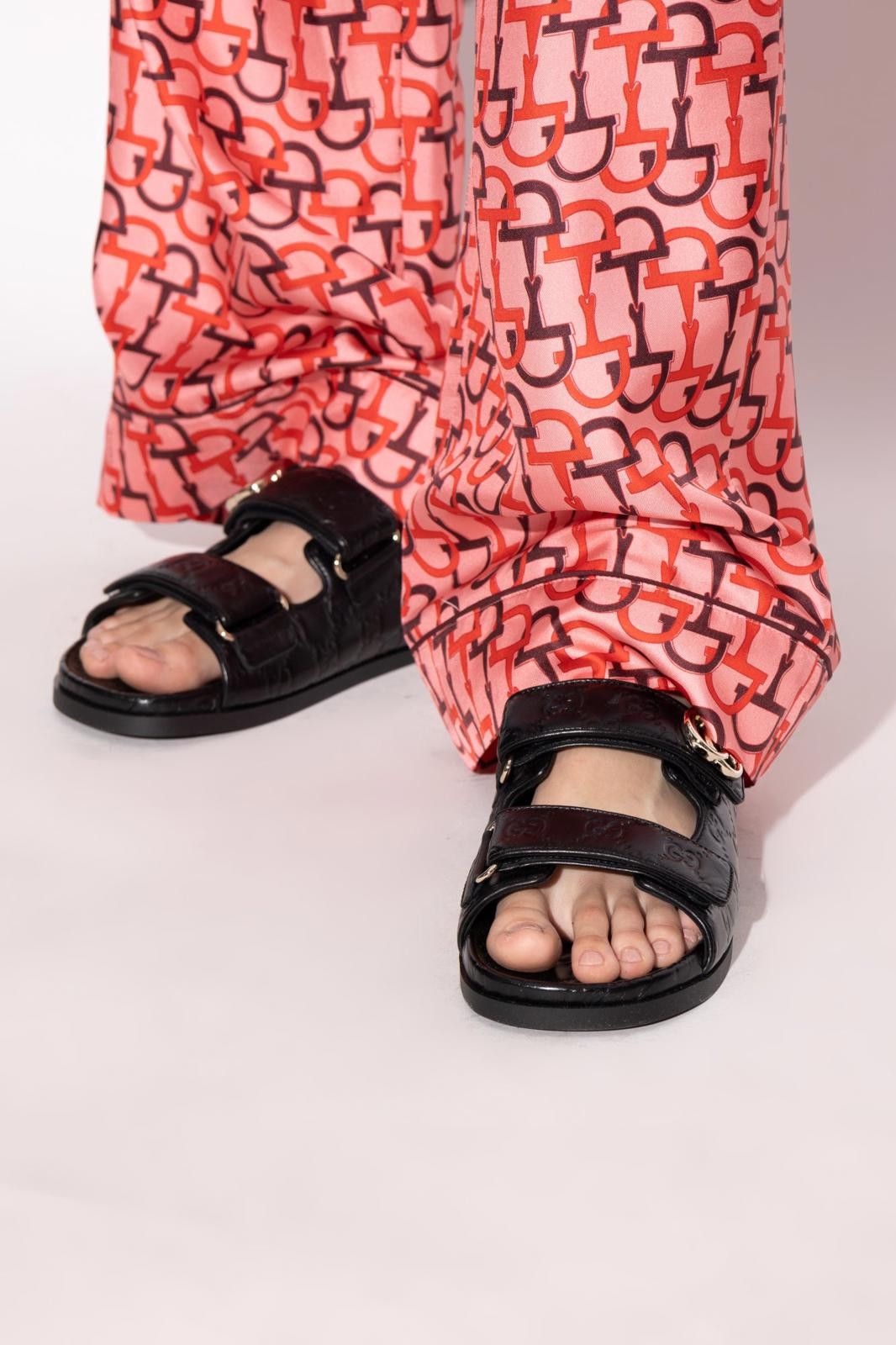 Gucci Gucci Double G GG Sandals Size US 7.5 / IT 37.5 - 3 Thumbnail