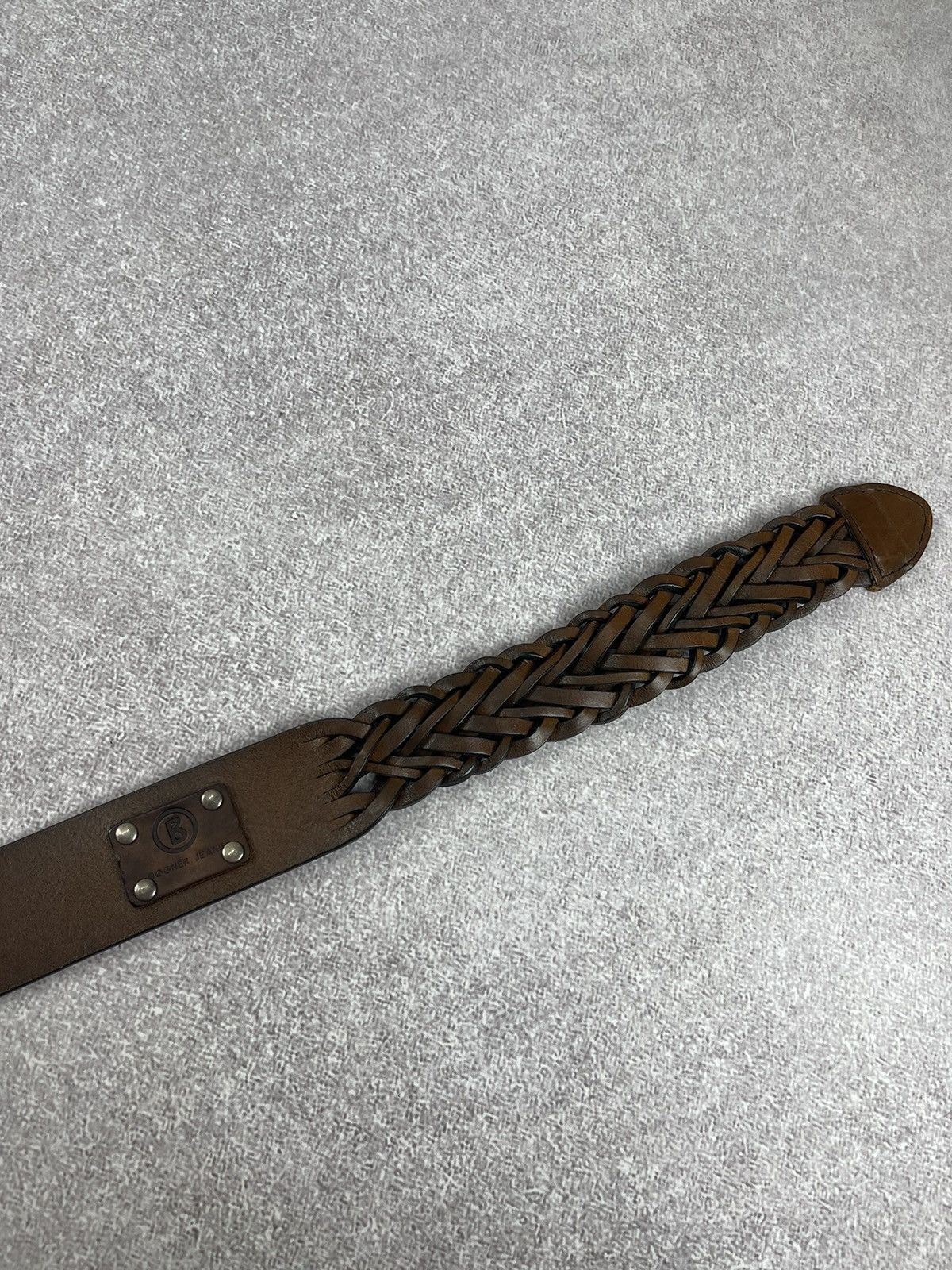 Bogner × Vintage Vintage Bogner Leather Belt Brown Unisex Size ONE SIZE - 4 Thumbnail