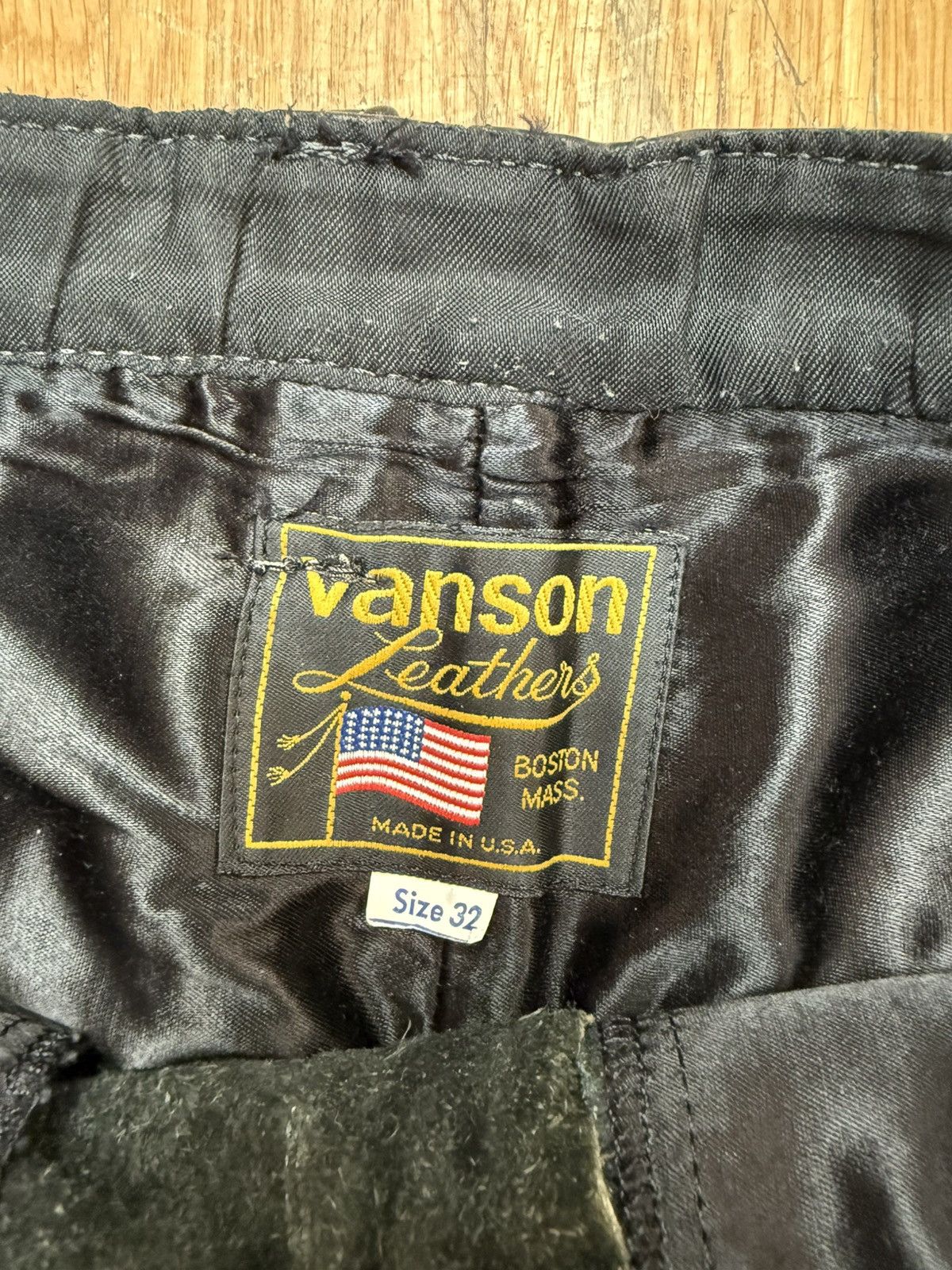 Leather × Vintage Vintage Black Leather Pants Size US 32 / EU 48 - 3 Thumbnail