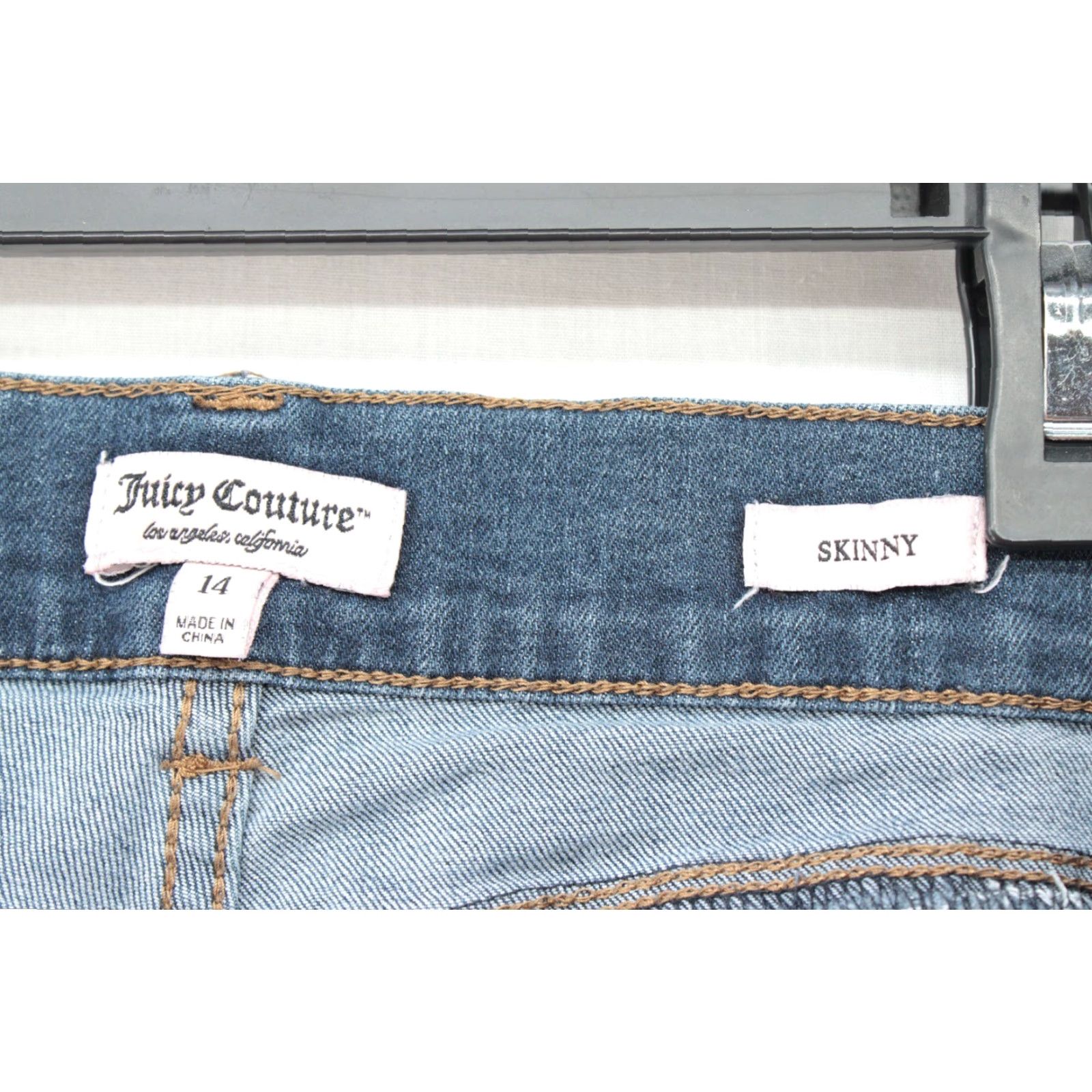 Juicy Couture Juicy Couture Jeans Women's 14 Blue Distressed Casual Street Wear Party Office Size 36" / US 14 / IT 50 - 7 Thumbnail