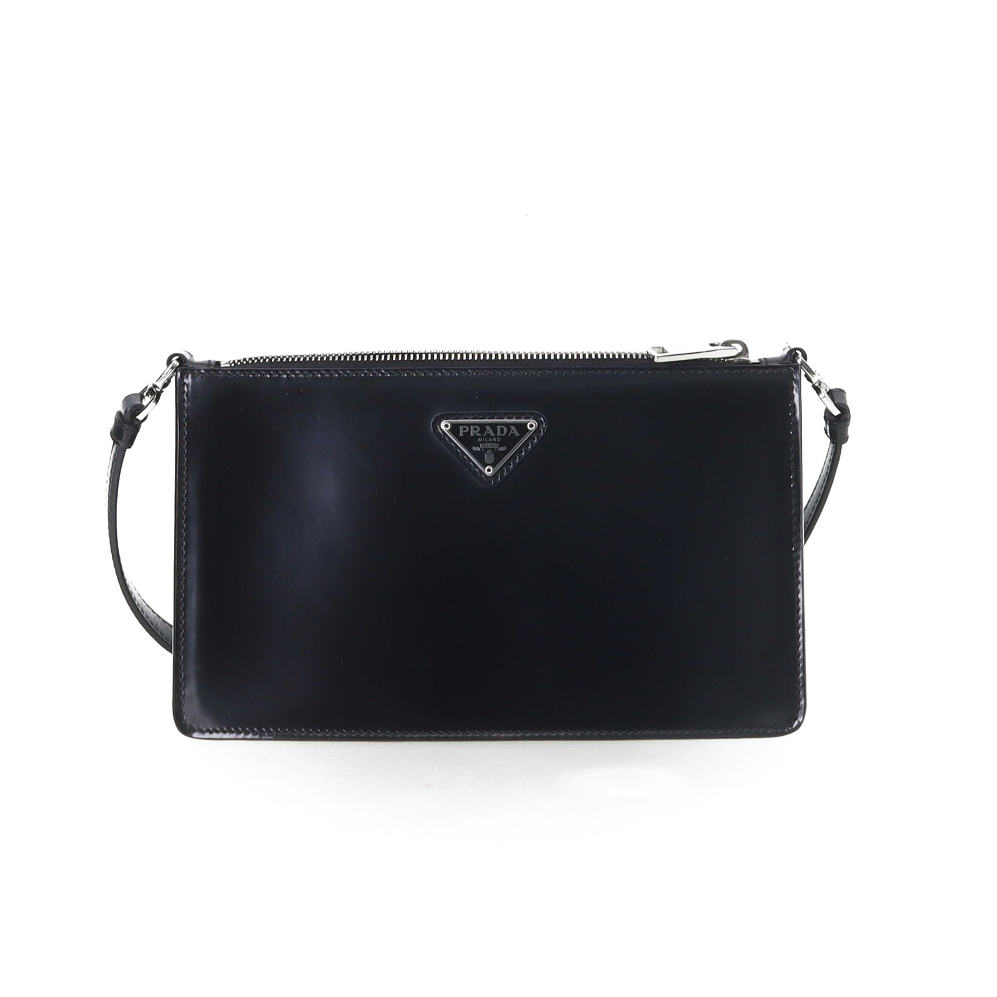 Prada Prada Logo Plaque Handle Bag Size ONE SIZE - 1 Thumbnail