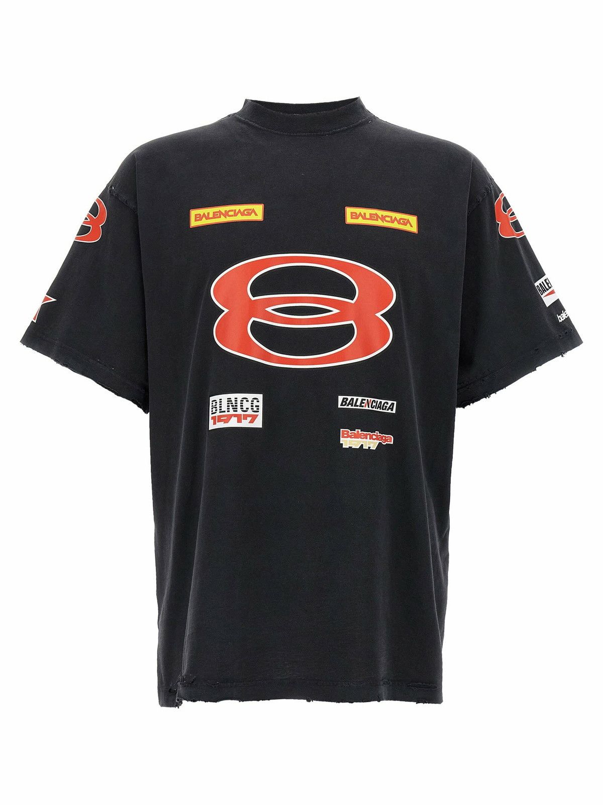 Balenciaga sponsor Logos Oversize T-shirt Size US L / EU 52-54 / 3 - 1 Thumbnail
