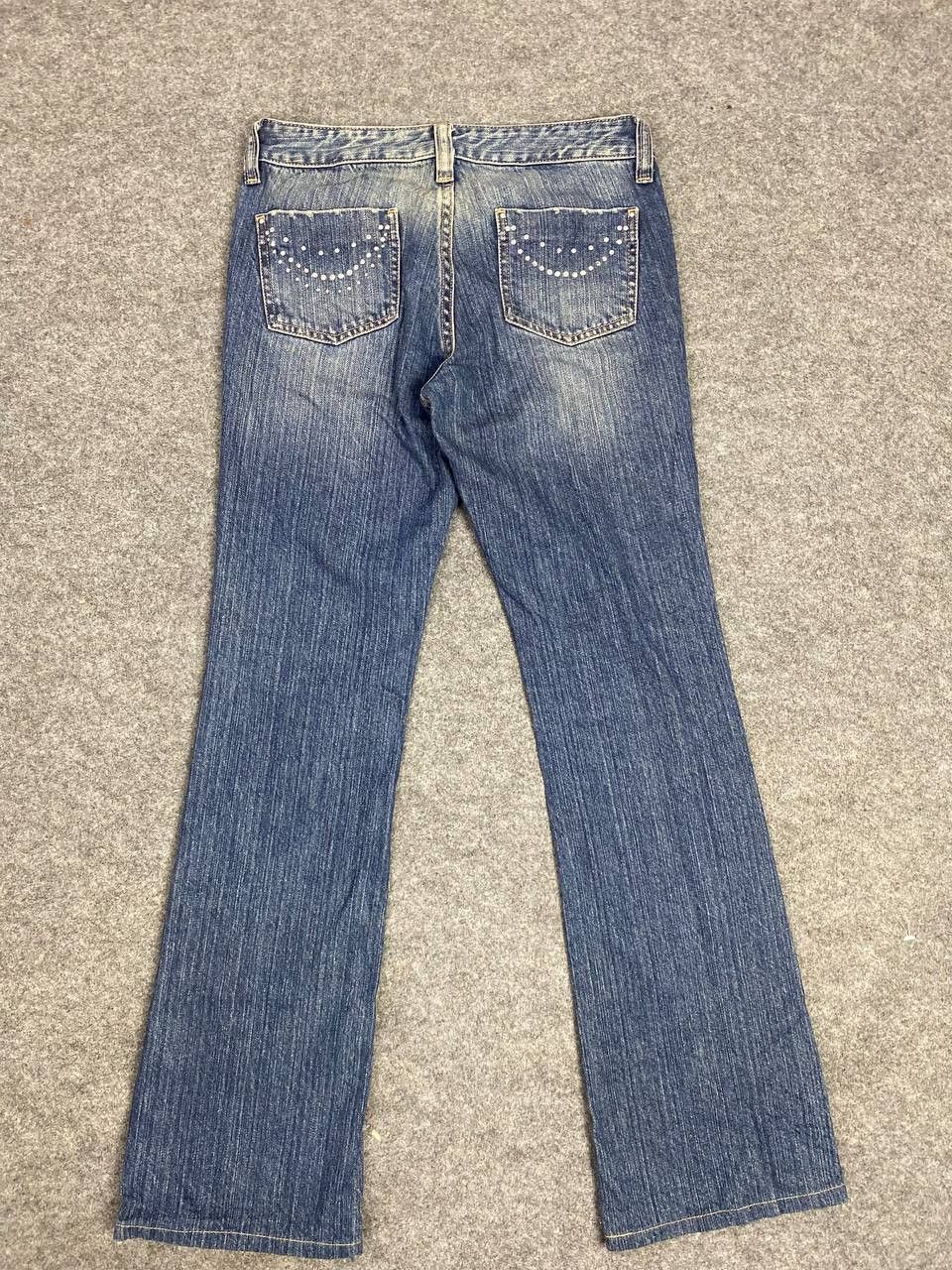 Japanese Brand vintage uniqlo japanese brands bootcut flare denim Size 30" / US 8 / IT 44 - 1 Thumbnail