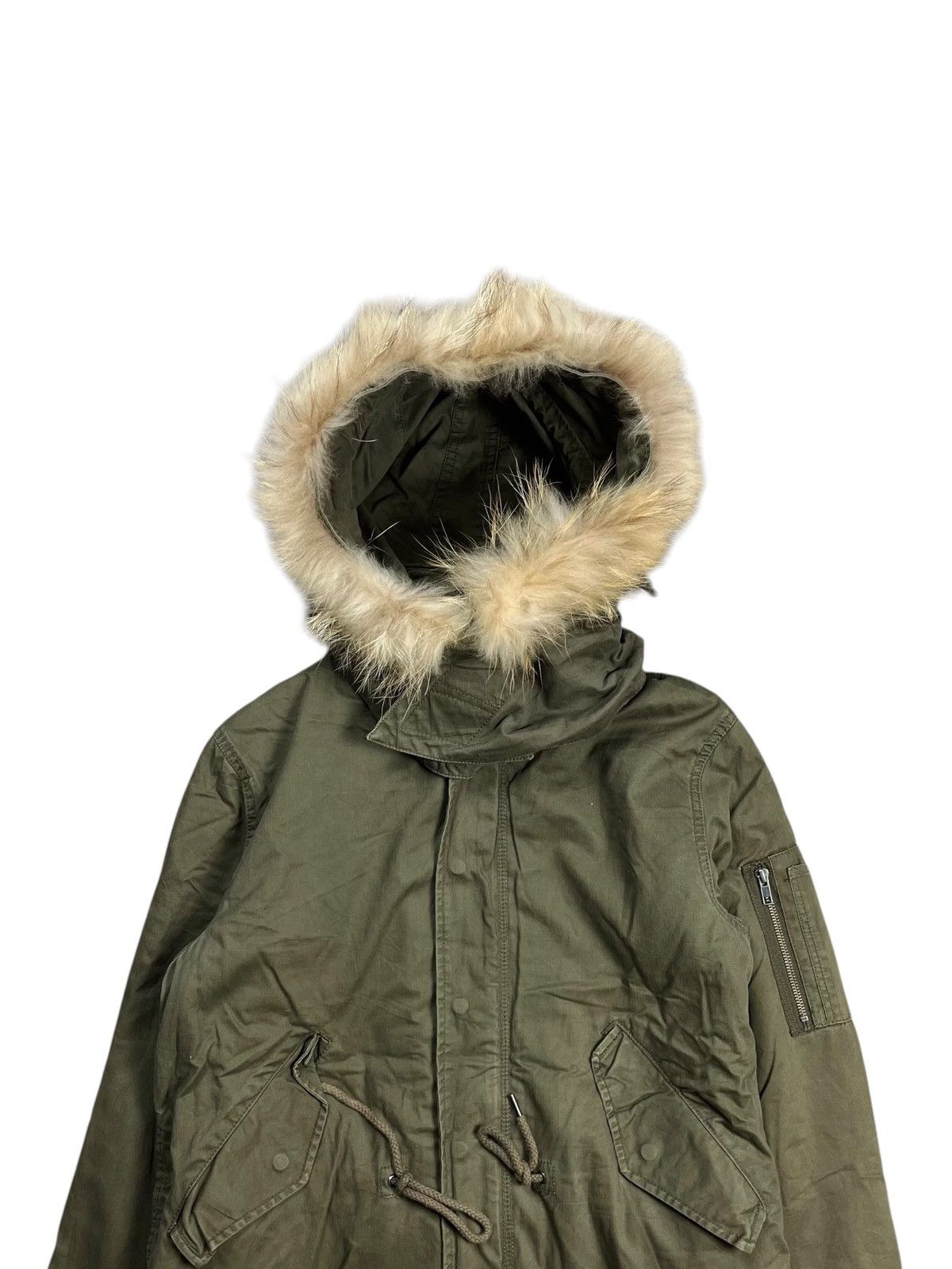 If Six Was Nine 2000s Takeo Kikuchi - Fur Hoodie Parka Jacket Size US M / EU 48-50 / 2 - 6 Thumbnail