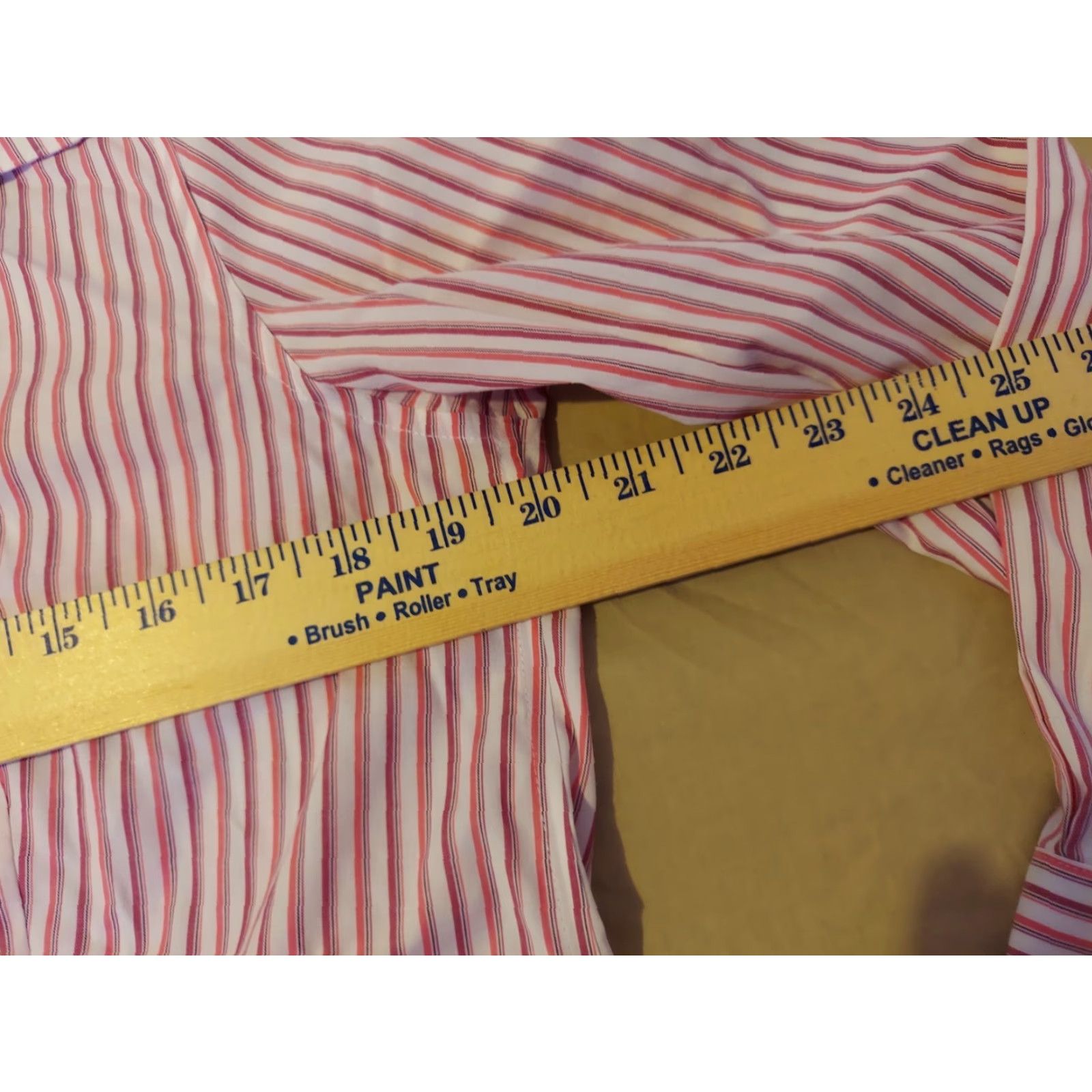 Talbots Talbots Blouse Shirt 12 Red Cotton Button Collared Long Sleeve Women's Regular Size XL / US 12-14 / IT 48-50 - 4 Thumbnail