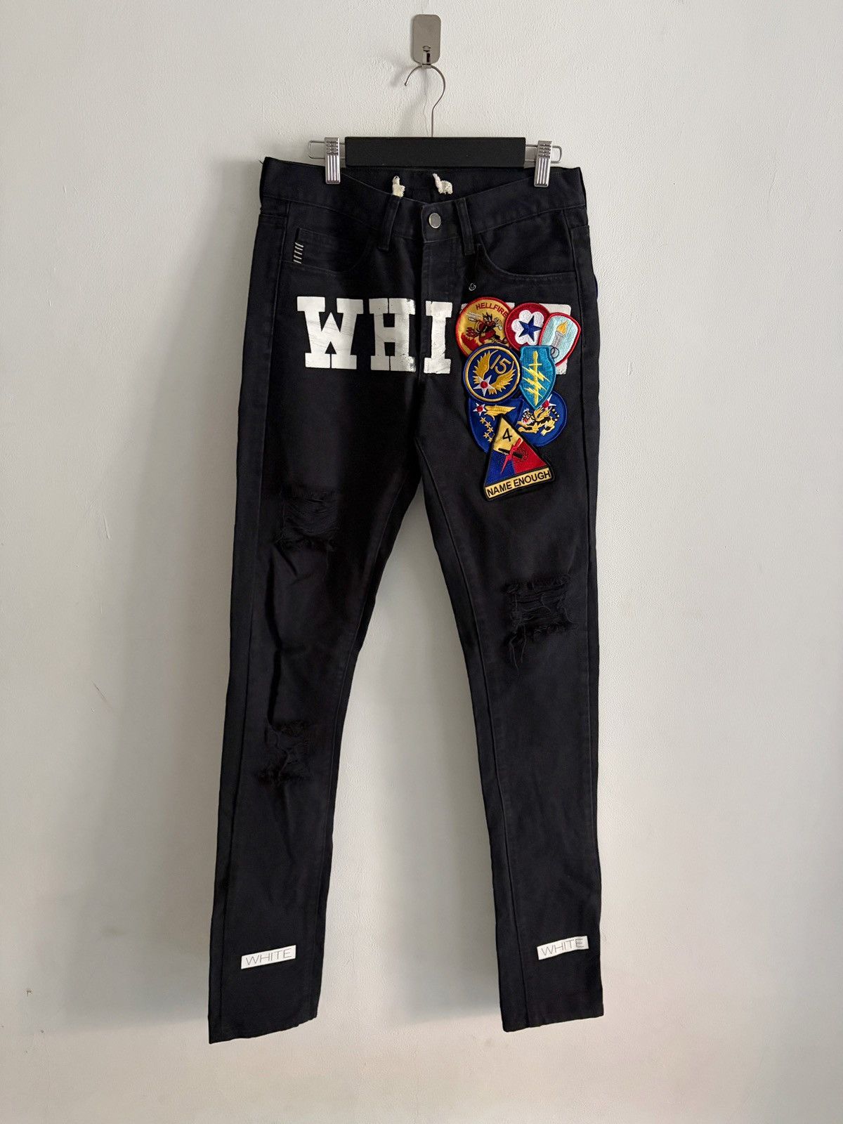 Off-White OFF WHITE PATCH RIPPED SS15 RARE Size US 29 - 1 Thumbnail