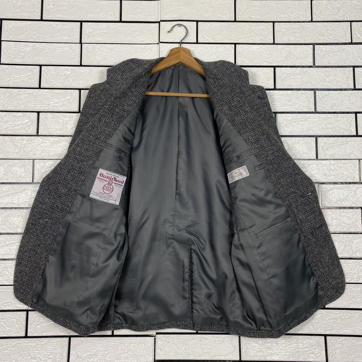 Harris Tweed 📌Vintage Wool Jacket Harris Tweed Herringbone Size US M / EU 48-50 / 2 - 14 Thumbnail