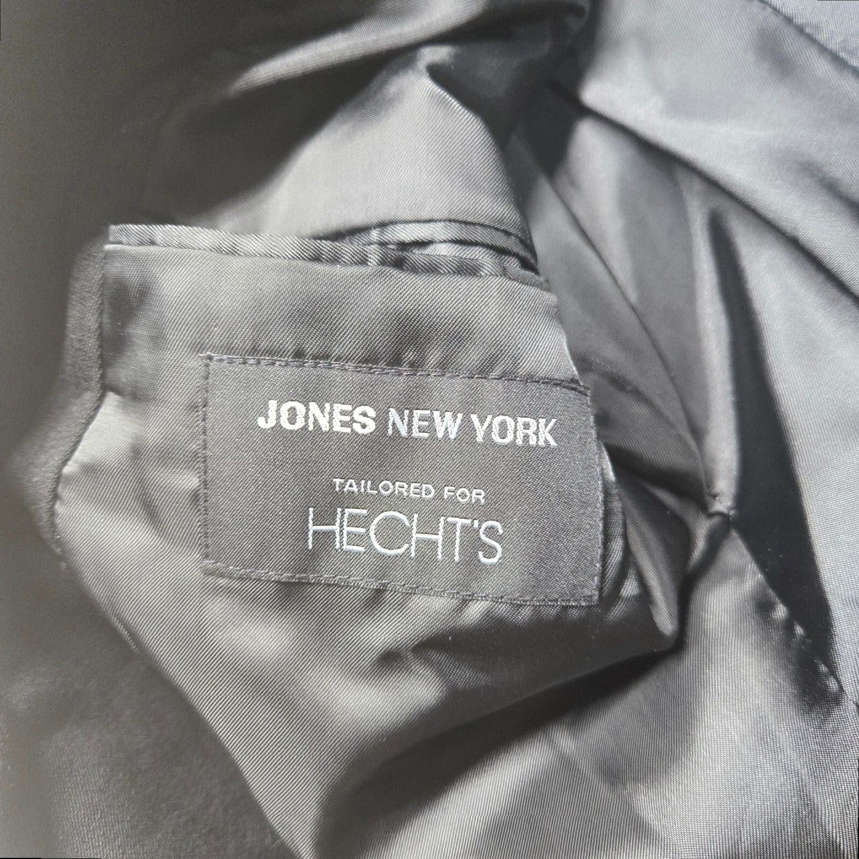 Jones New York Jones New York Classic Fit Black Wool Blazer Jacket Men's 40 Regular Size 40R - 2 Thumbnail