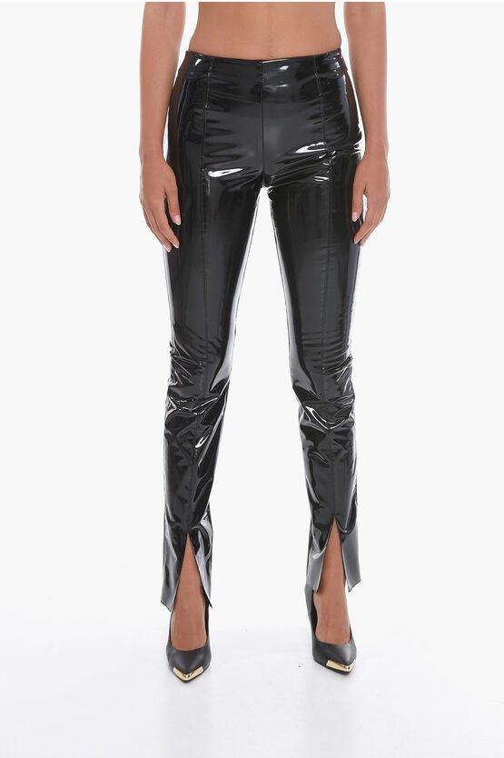MSGM og1mm0724 High Waisted Skinny Pants in Black Size 26" / US 2 / IT 38 - 1 Thumbnail