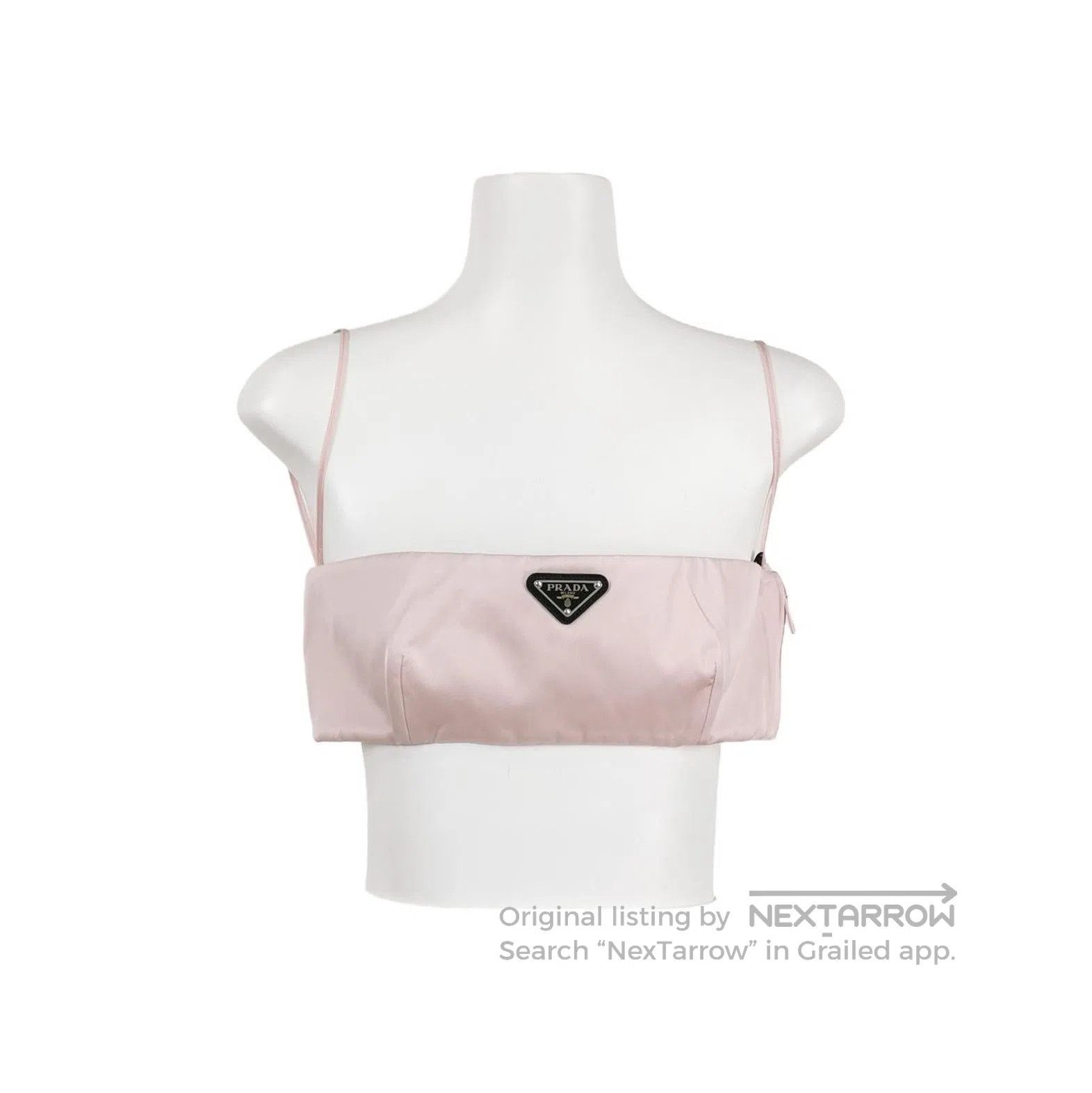 Prada Prada Solid Color Triangle Logo Tank Top . Size S / US 4 / IT 40 - 1 Thumbnail