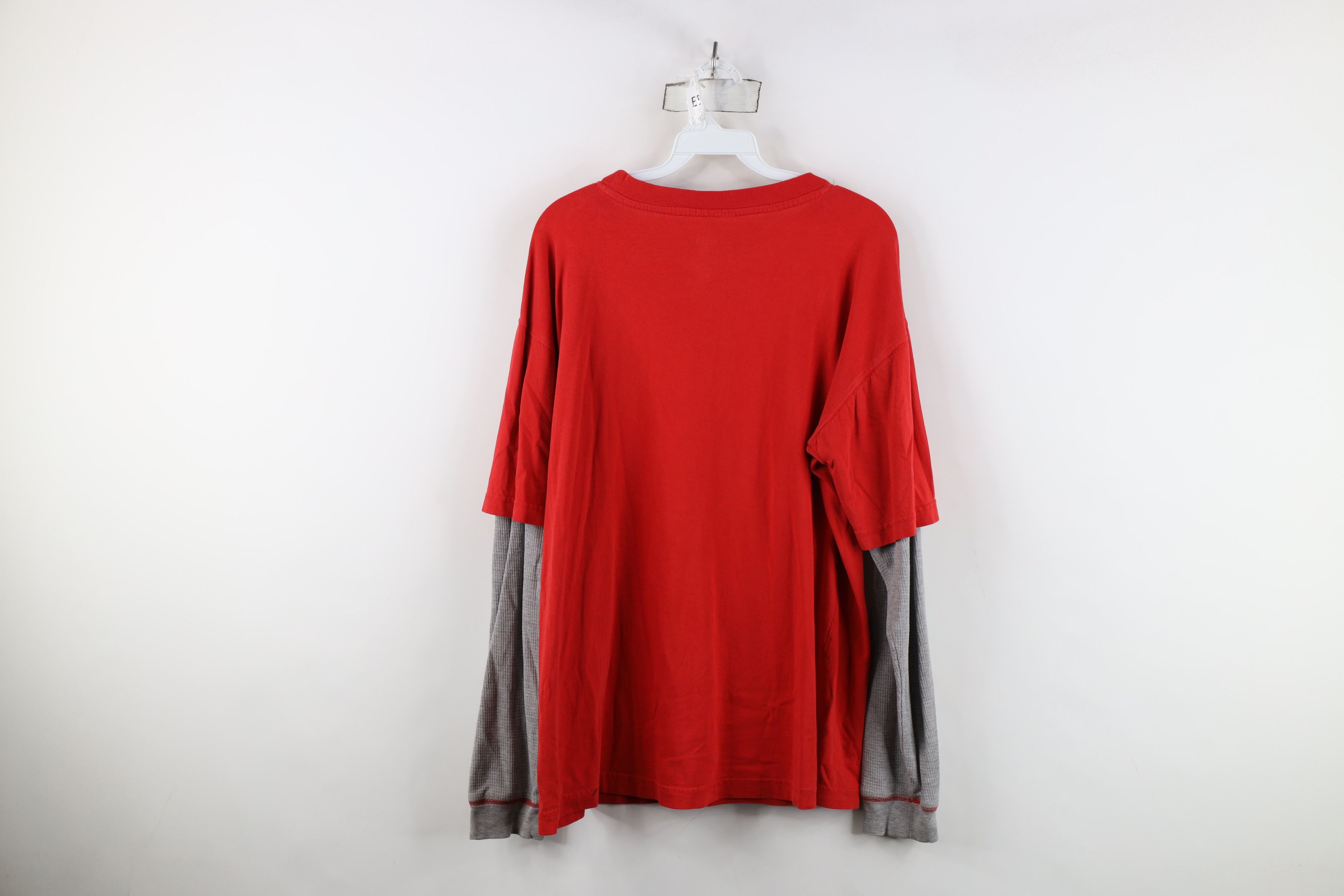 Vintage Vintage Knit Layered Ohio State University Football T-Shirt Size US M / EU 48-50 / 2 - 13 Thumbnail