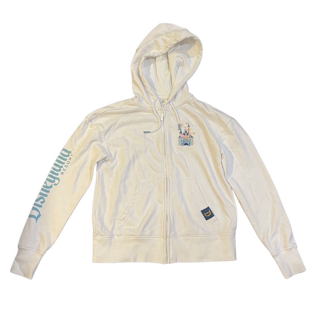 Disney Disneyland Resort Zipup Hooded Sweatshirt Disney Castle Logo Size XS / US 0-2 / IT 36-38 - 1 Thumbnail