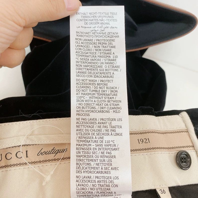 Gucci Gucci Black velvet pants Size 24" / US 00 / IT 34 - 7 Thumbnail