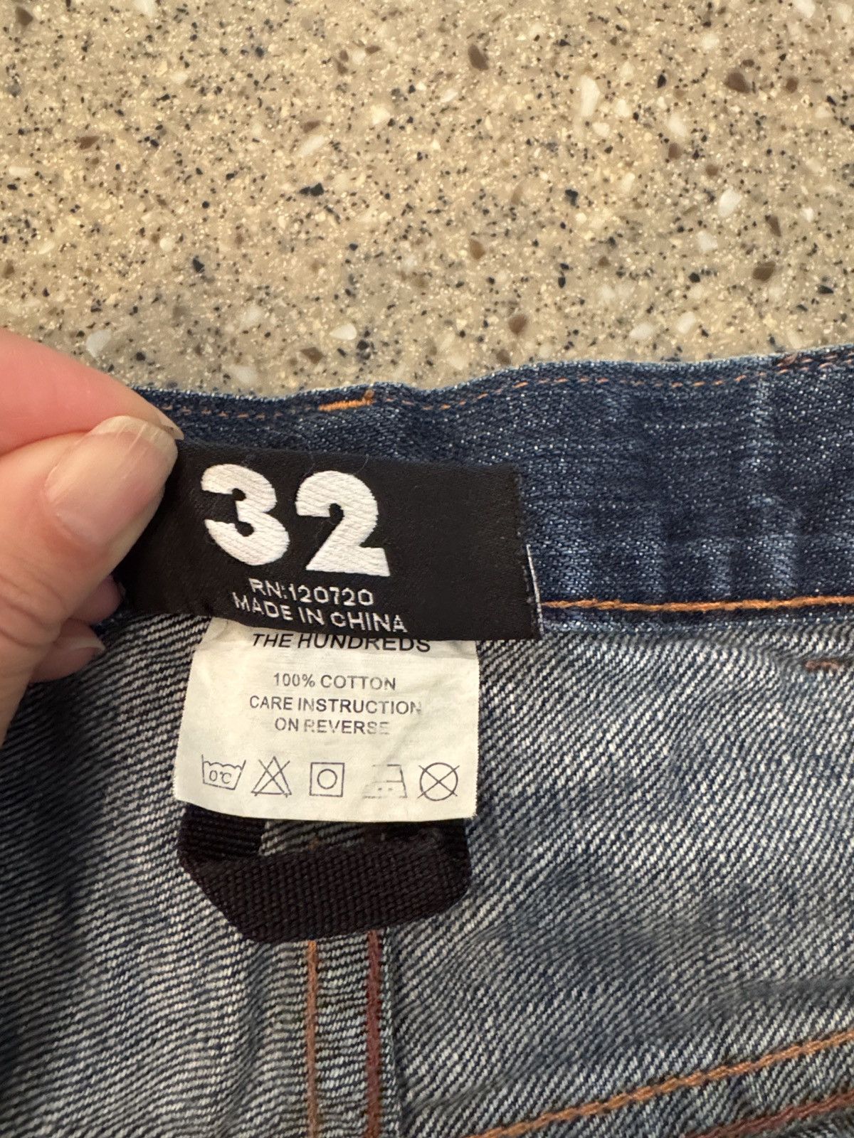 The Hundreds The Hundreds Y2K Adam Bomb Embroidered Jeans Size US 32 / EU 48 - 3 Thumbnail