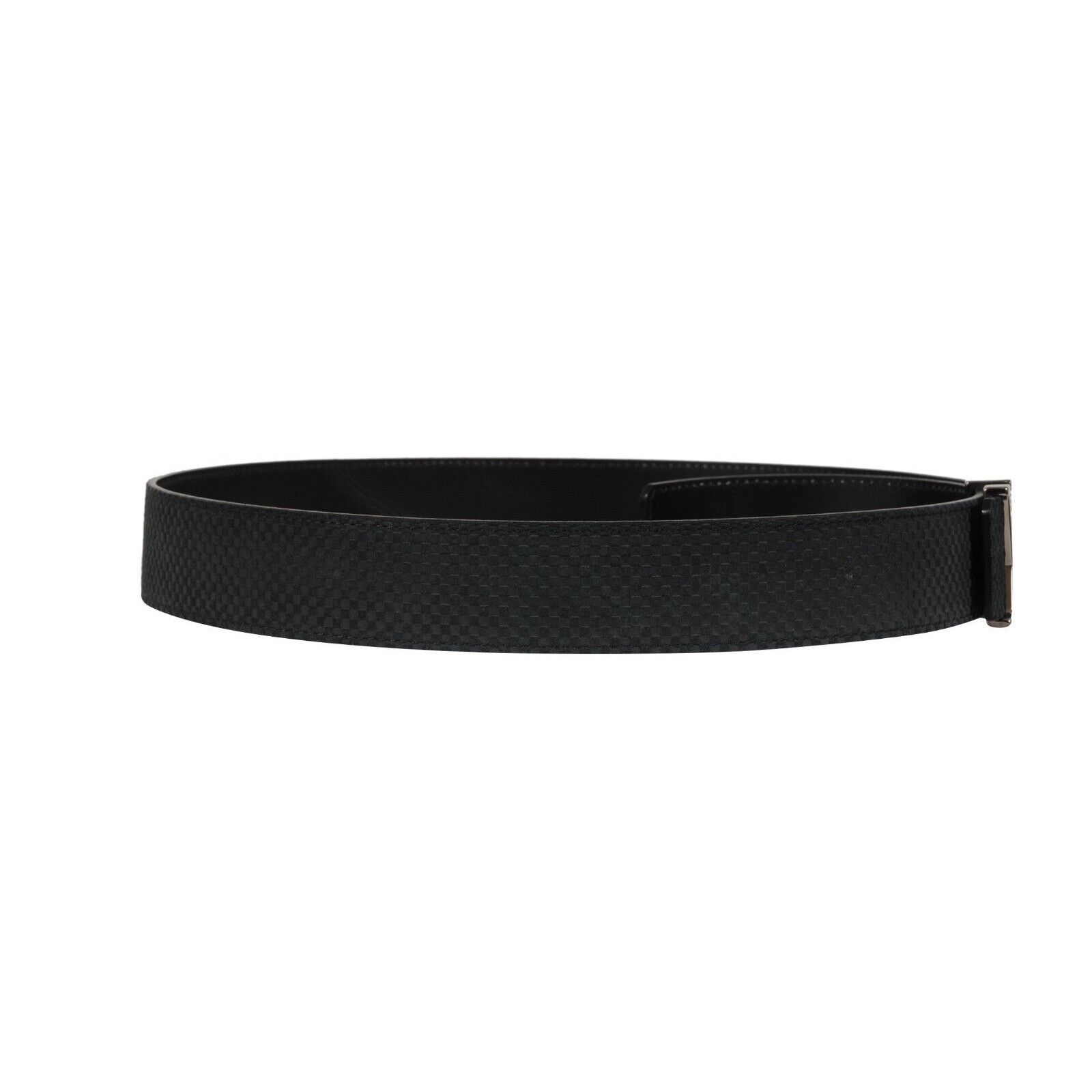 Louis Vuitton Mini Damier 40mm LV Initials Belt Blue Suede Size 40 - 10 Thumbnail