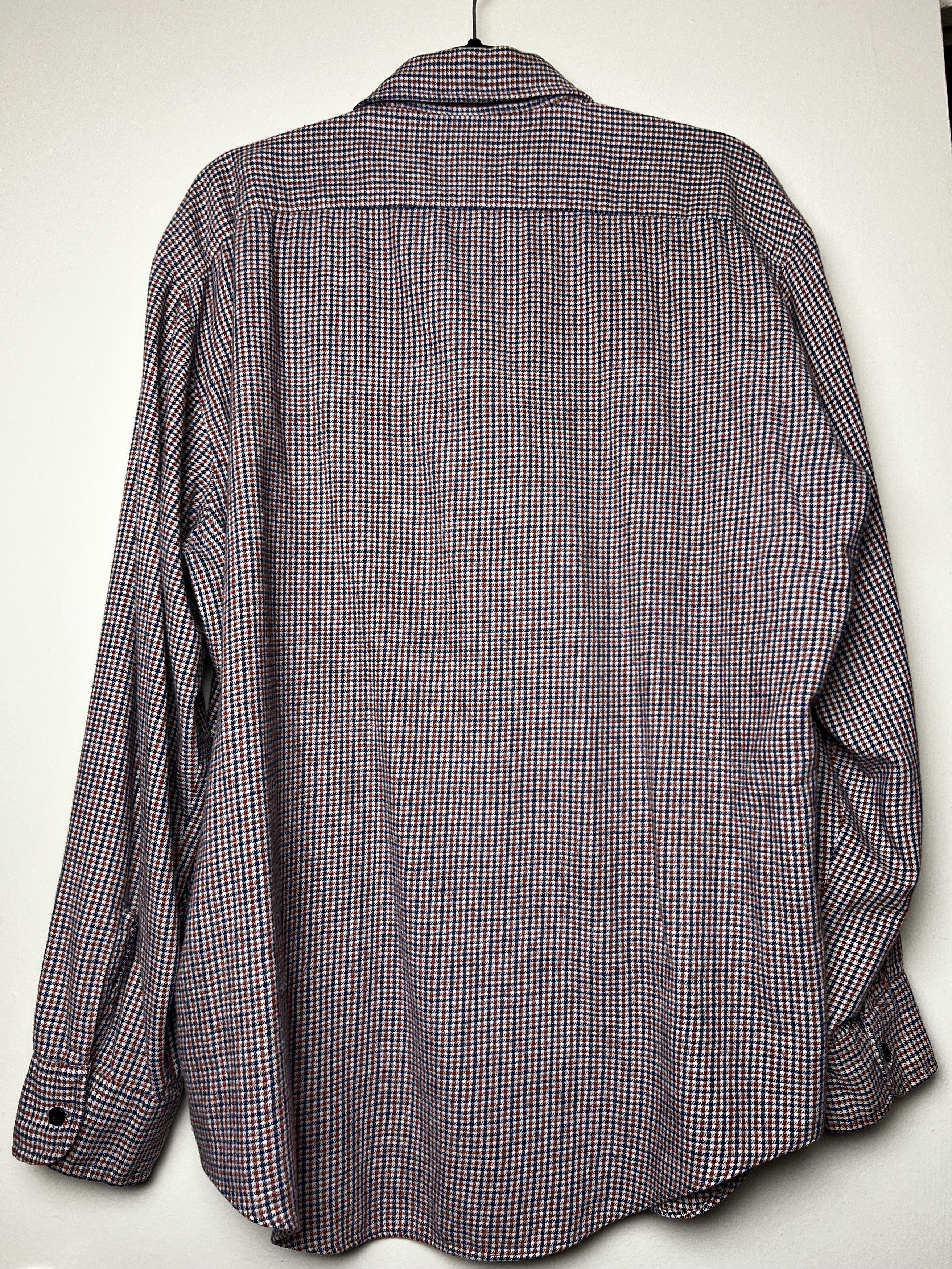 JCPenney Vintage JC Penny Red, White, and Blue Flannel Size US L / EU 52-54 / 3 - 7 Thumbnail