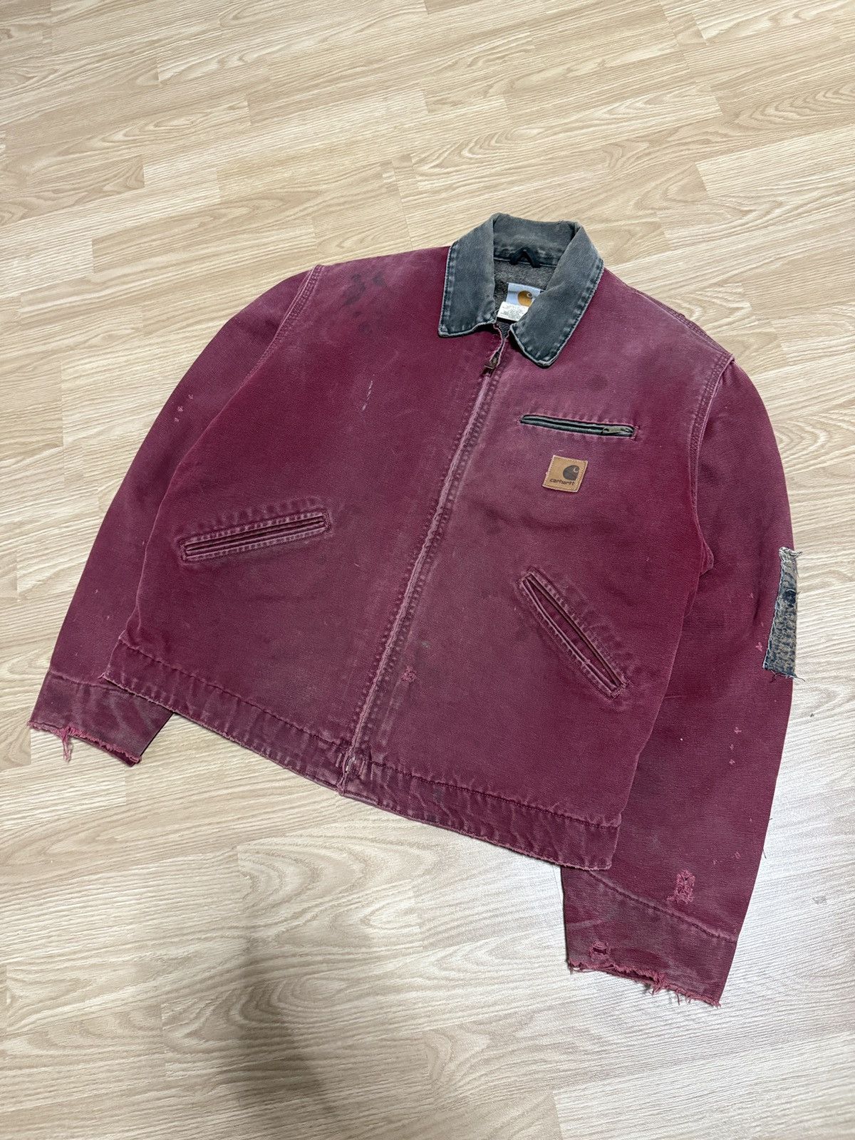 Carhartt Carhartt CRI Detroit Jacket Crimson Red *RARE* Size US L / EU 52-54 / 3 - 6 Thumbnail