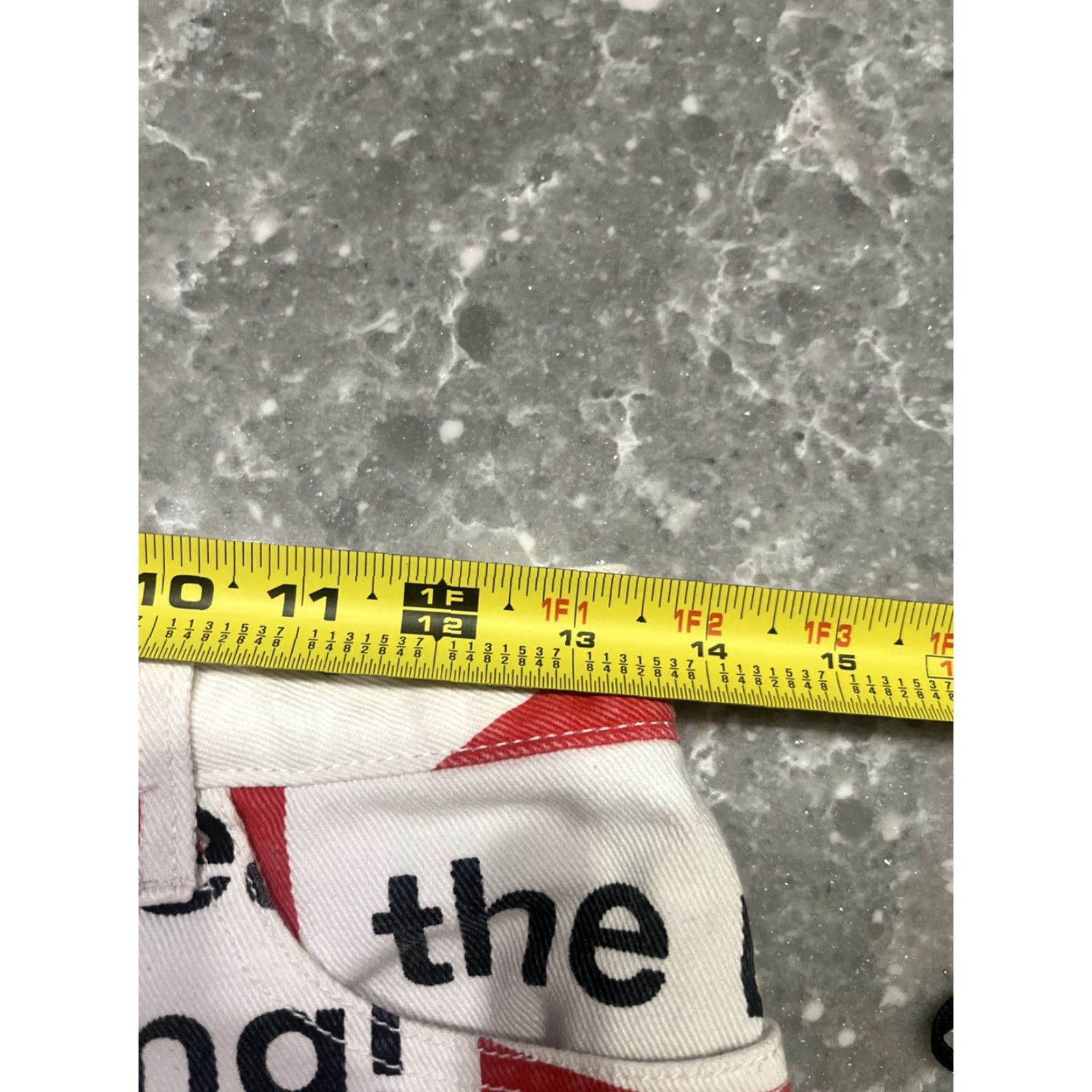 Vintage Coca Cola Women’s Denim Shorts Size S Flat Front Zip 5-Pocket Cut-Off Red & White Denim Casual Spring Summer Womens Size 28" / US 6 / IT 42 - 3 Thumbnail