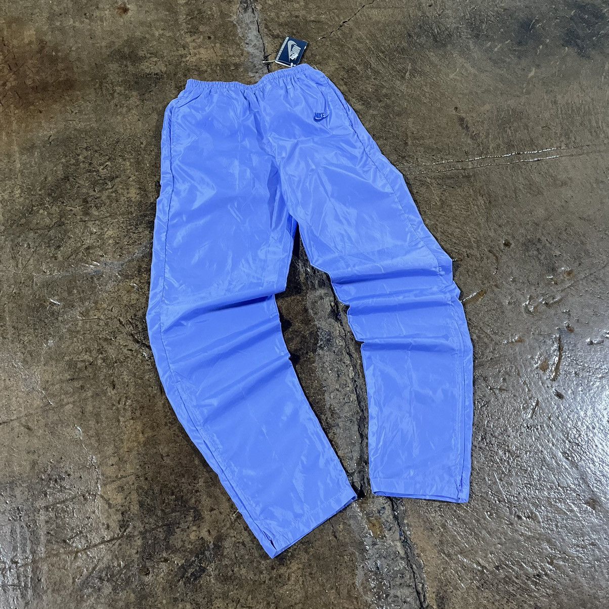 Nike × Vintage Crazy Vintage 80s Nike Mini Swoosh Track Pants NWT Unique Size US 26 / EU 42 - 3 Thumbnail