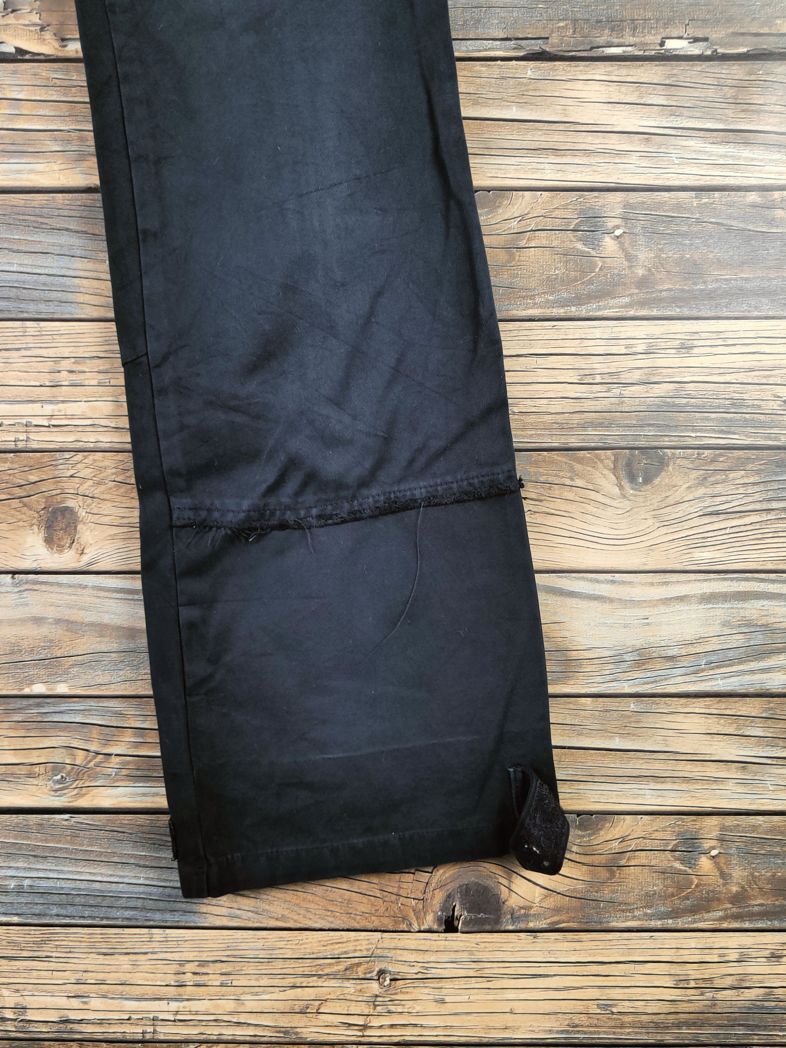 Japanese Brand DL Masculo Black Multipocket Cargo Pants #46-364 Size 26" / US 2 / IT 38 - 6 Thumbnail