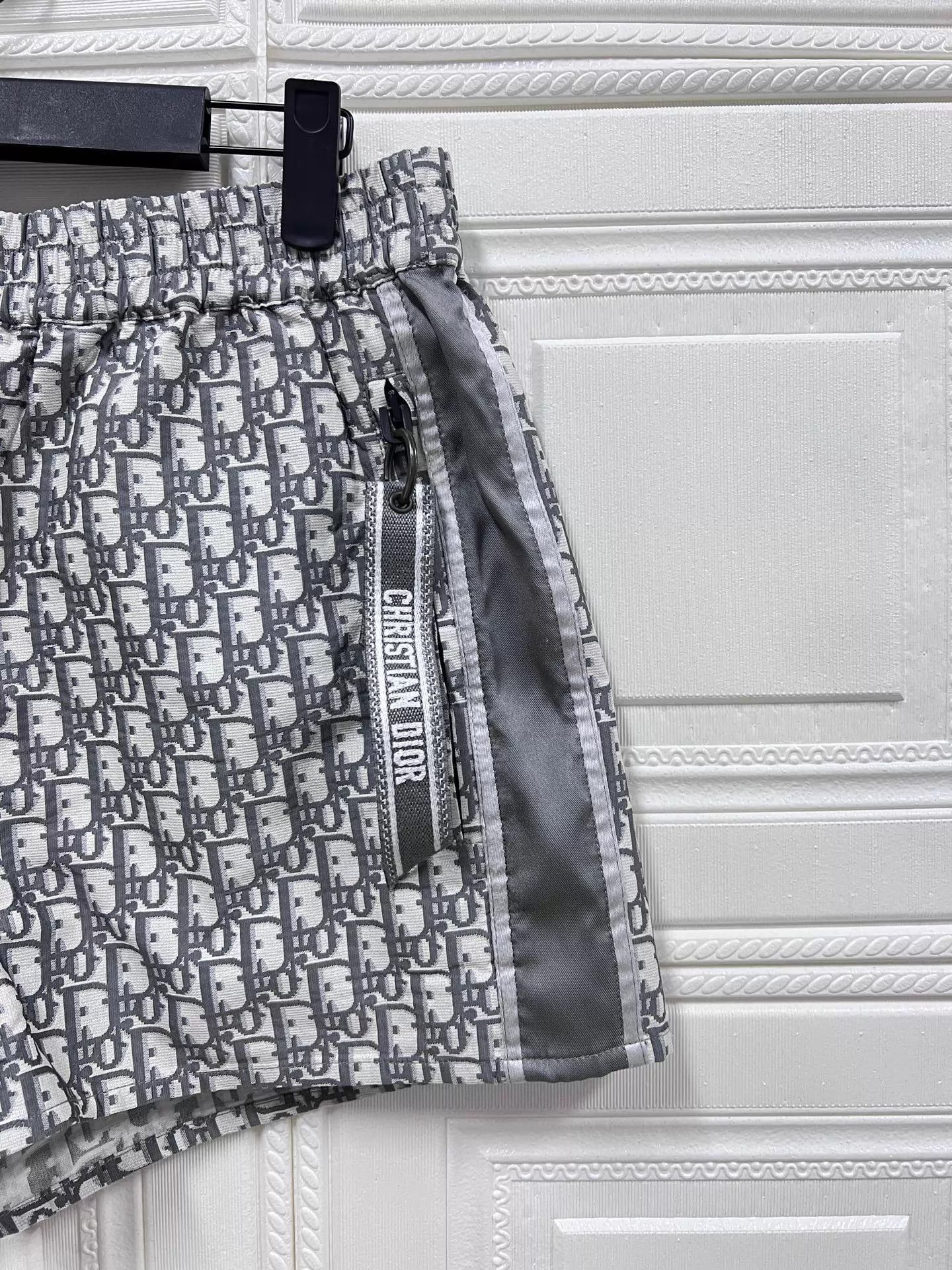 Dior Dior All-Over Jacquard Side Slogan Logo Zipper Short 32 Size 24" / US 00 / IT 34 - 3 Thumbnail