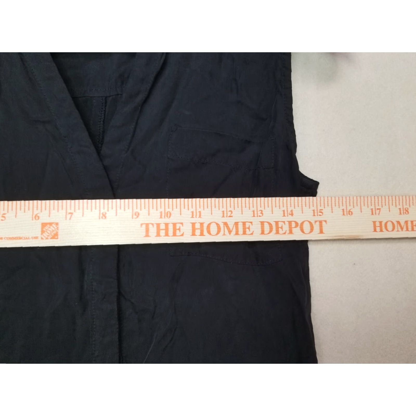 Anthropologie Mo:Vint Anthropologie Black Sleeveless Romper Jumpsuit Women S One-Piece Pockets Adjustable Waist Tailored Casual Workwear Size 28" / US 6 / IT 42 - 3 Thumbnail