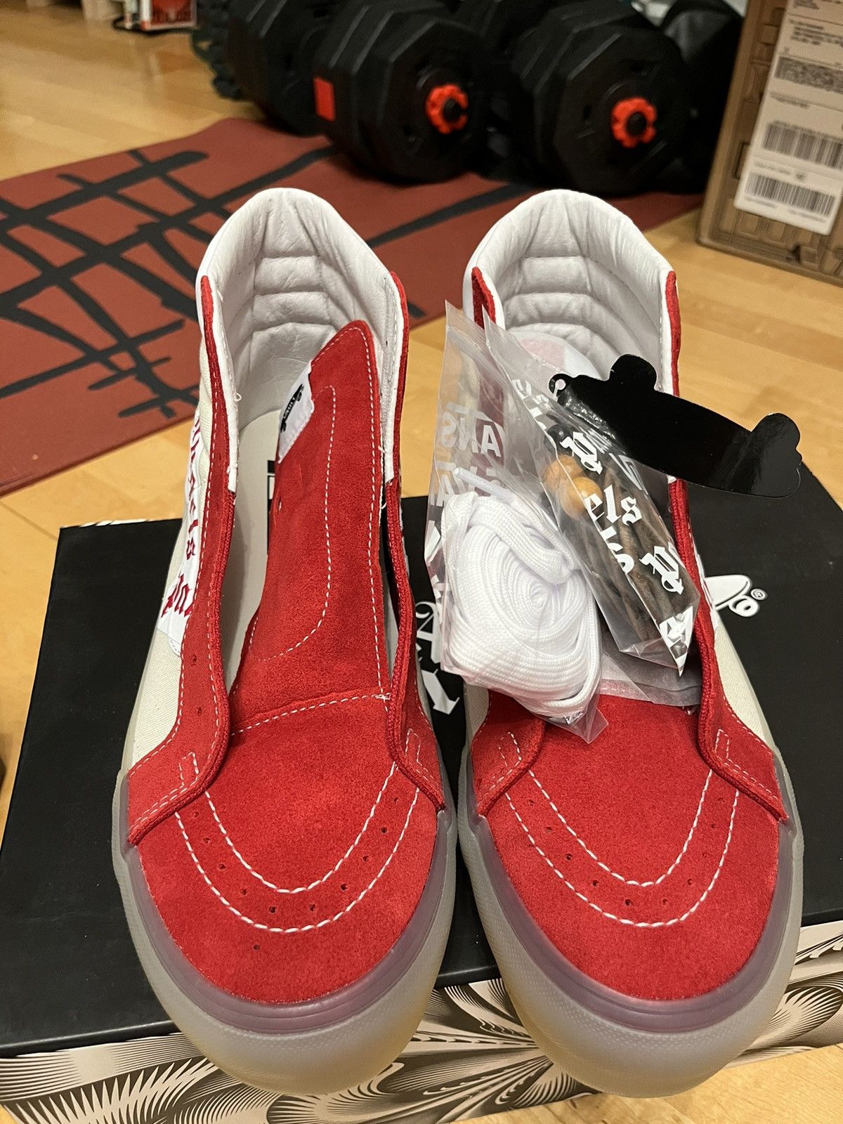 Palm Angels × Vans Never worn Palm angels vans hi tops Size US 8.5 / EU 41-42 - 5 Thumbnail