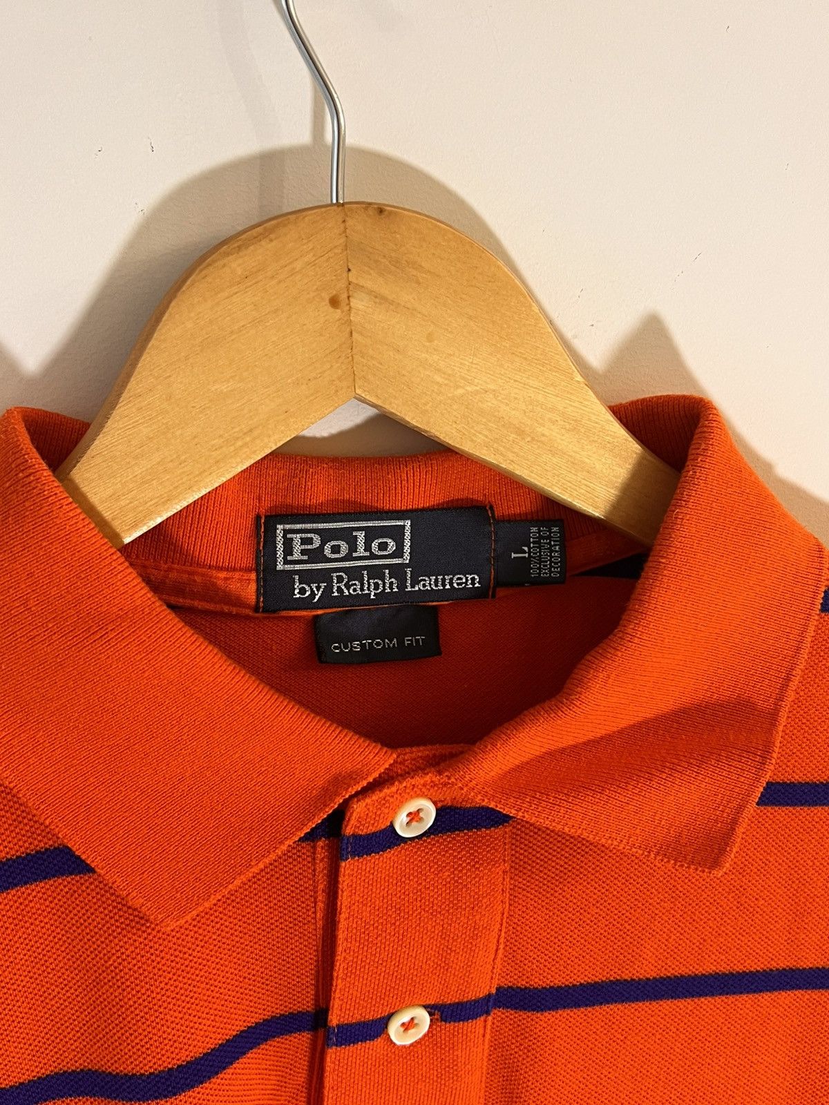 Polo Ralph Lauren Polo Ralph Lauren Striped Polo Size US L / EU 52-54 / 3 - 3 Thumbnail