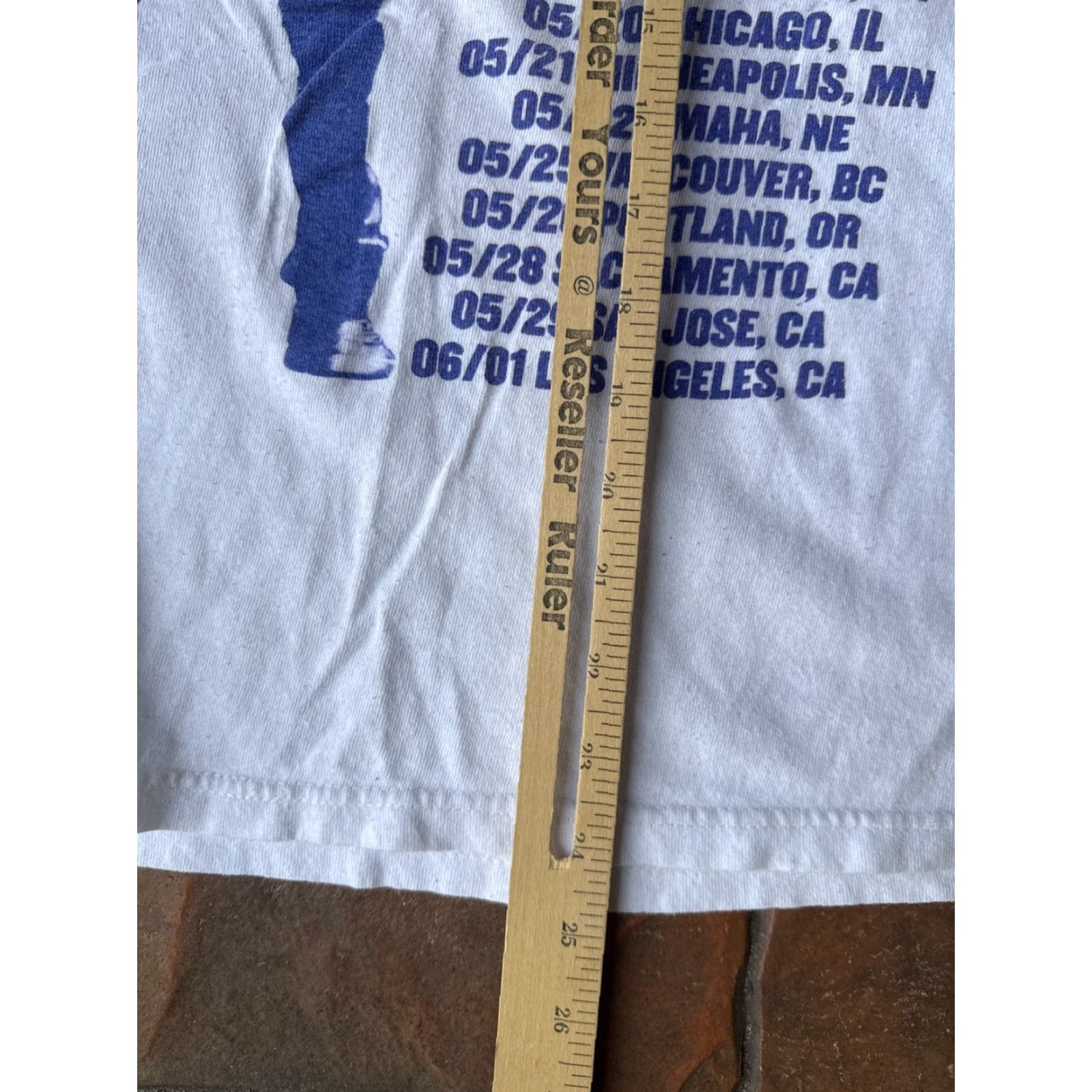 Anvil VINTAGE Usher OMG Concert Tour 2011 T-Shirt Small Shirt Mens White Cotton Graphic Print 2010-2019 Music OMG Profile Size US S / EU 44-46 / 1 - 7 Thumbnail