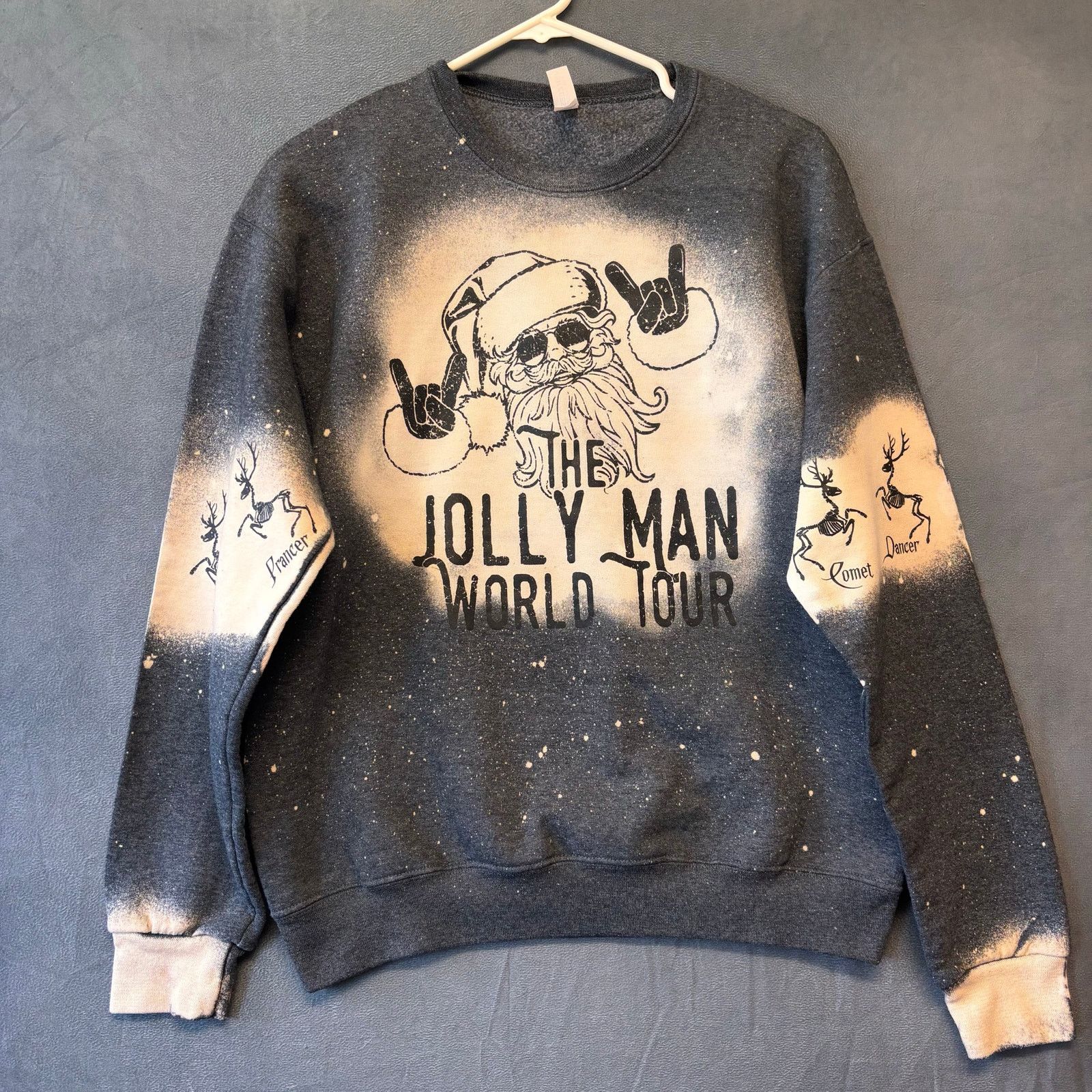 Jerzees Jerzees Jolly Man Tour Sweatshirt Super Sweats Crewneck Acid Size US M / EU 48-50 / 2 - 1 Thumbnail