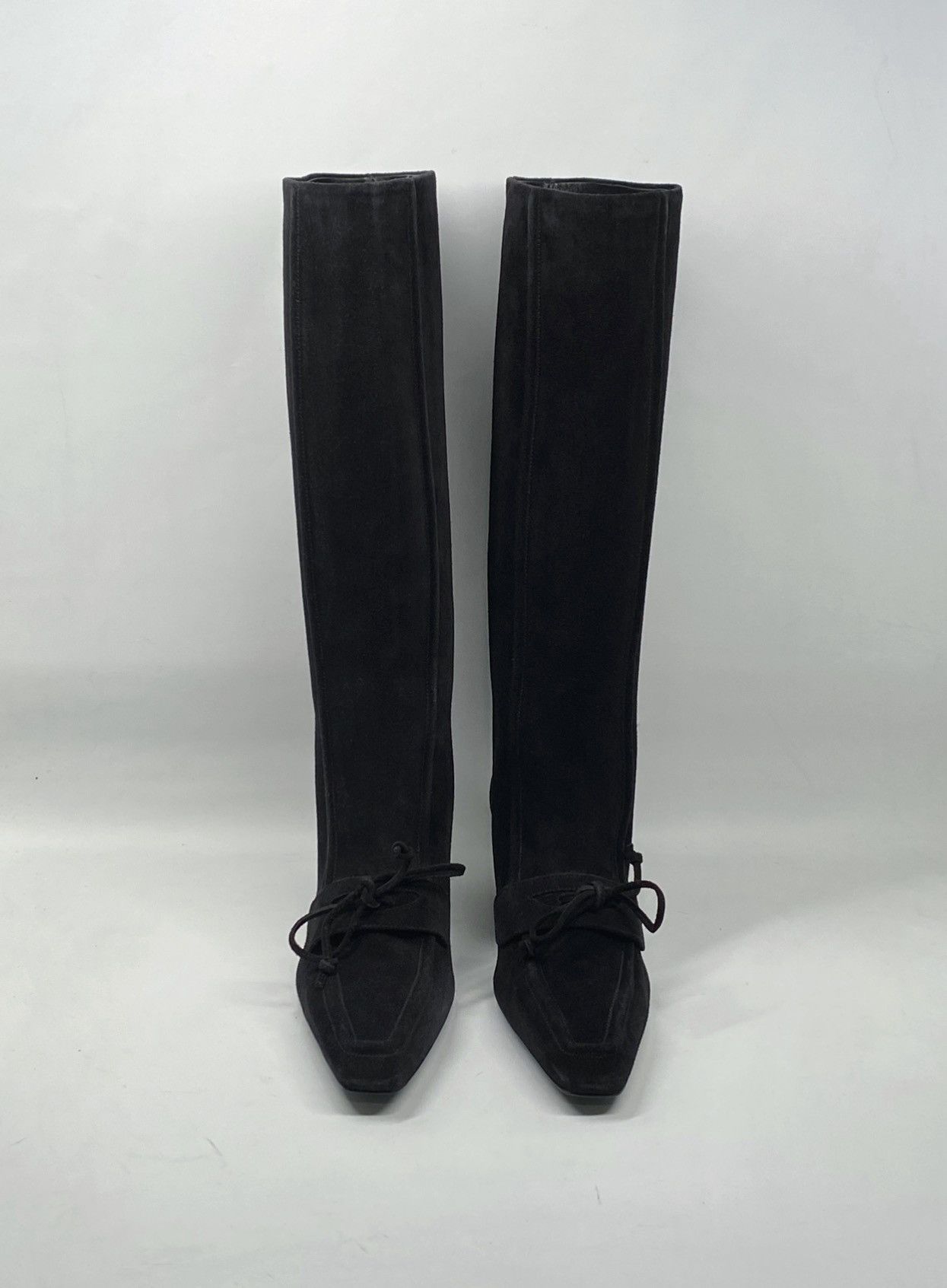 Burberry Burberry Storm Tall Suede Boots size 37 Size US 7 / IT 37 - 5 Thumbnail