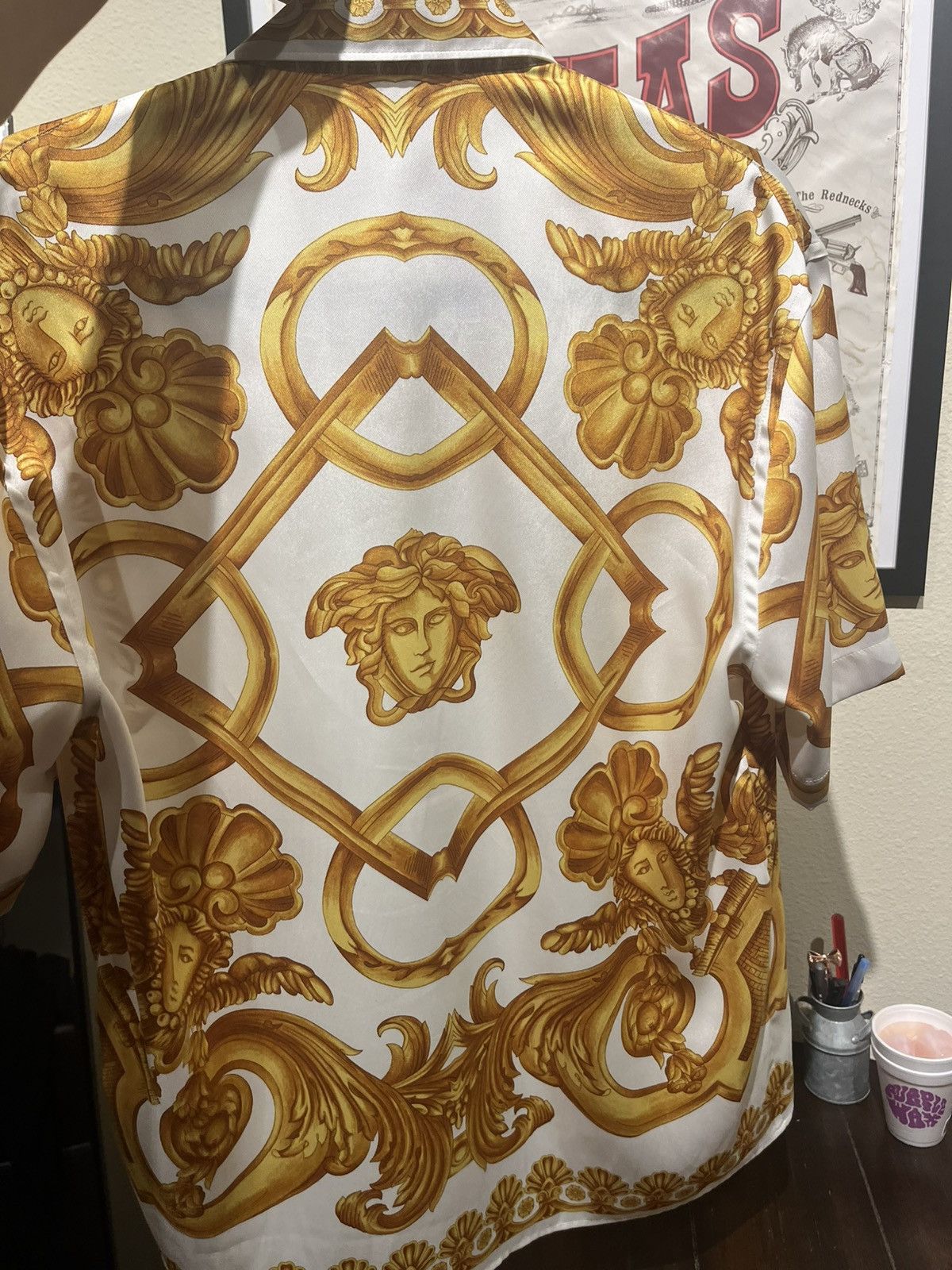 Versace VERSACE BUTTON UP SHIRT Size US S / EU 44-46 / 1 - 5 Thumbnail