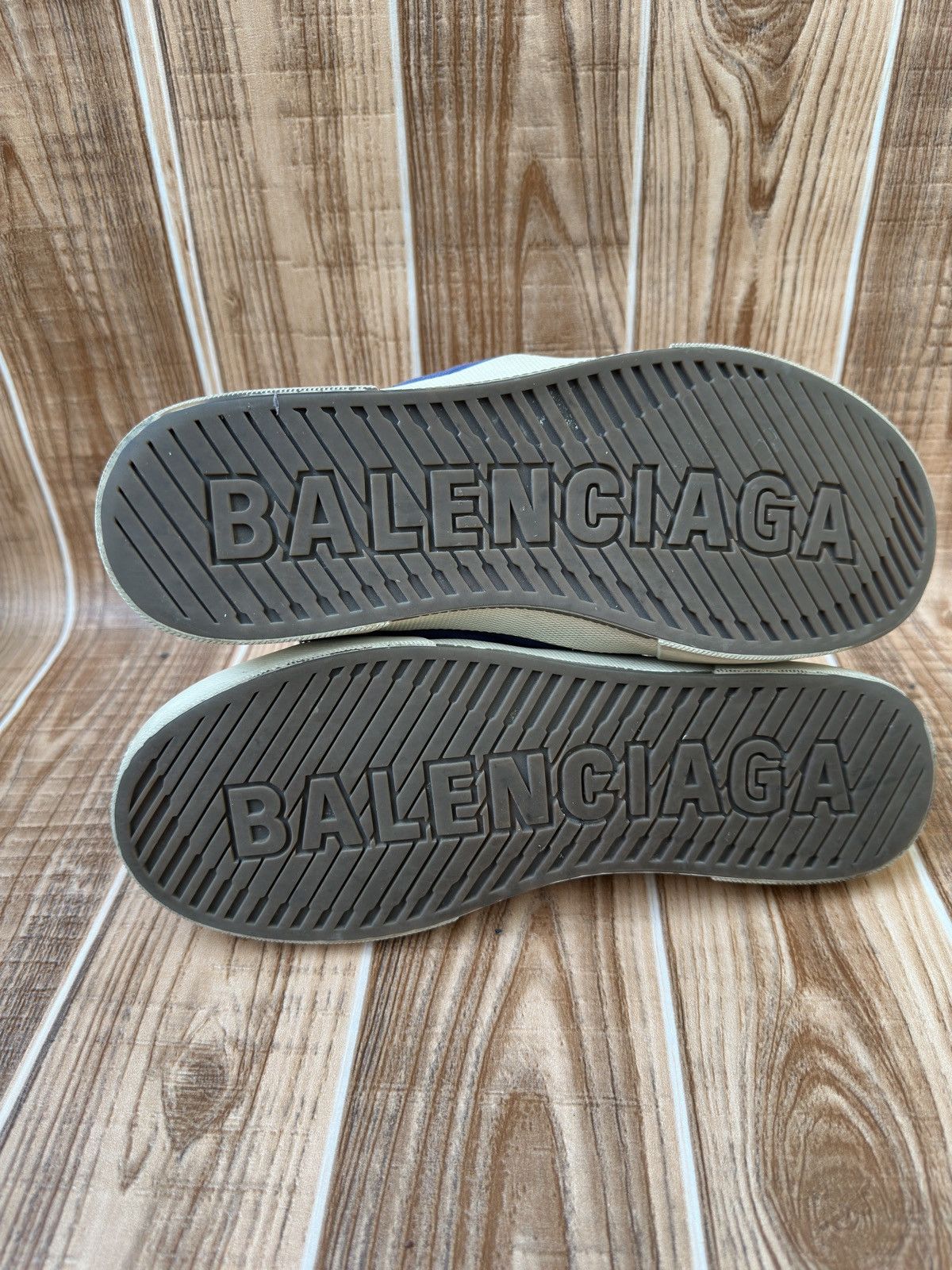 Balenciaga Balenciaga Paris Canvas Slip-On Mules Size US 12 / EU 45 - 13 Thumbnail