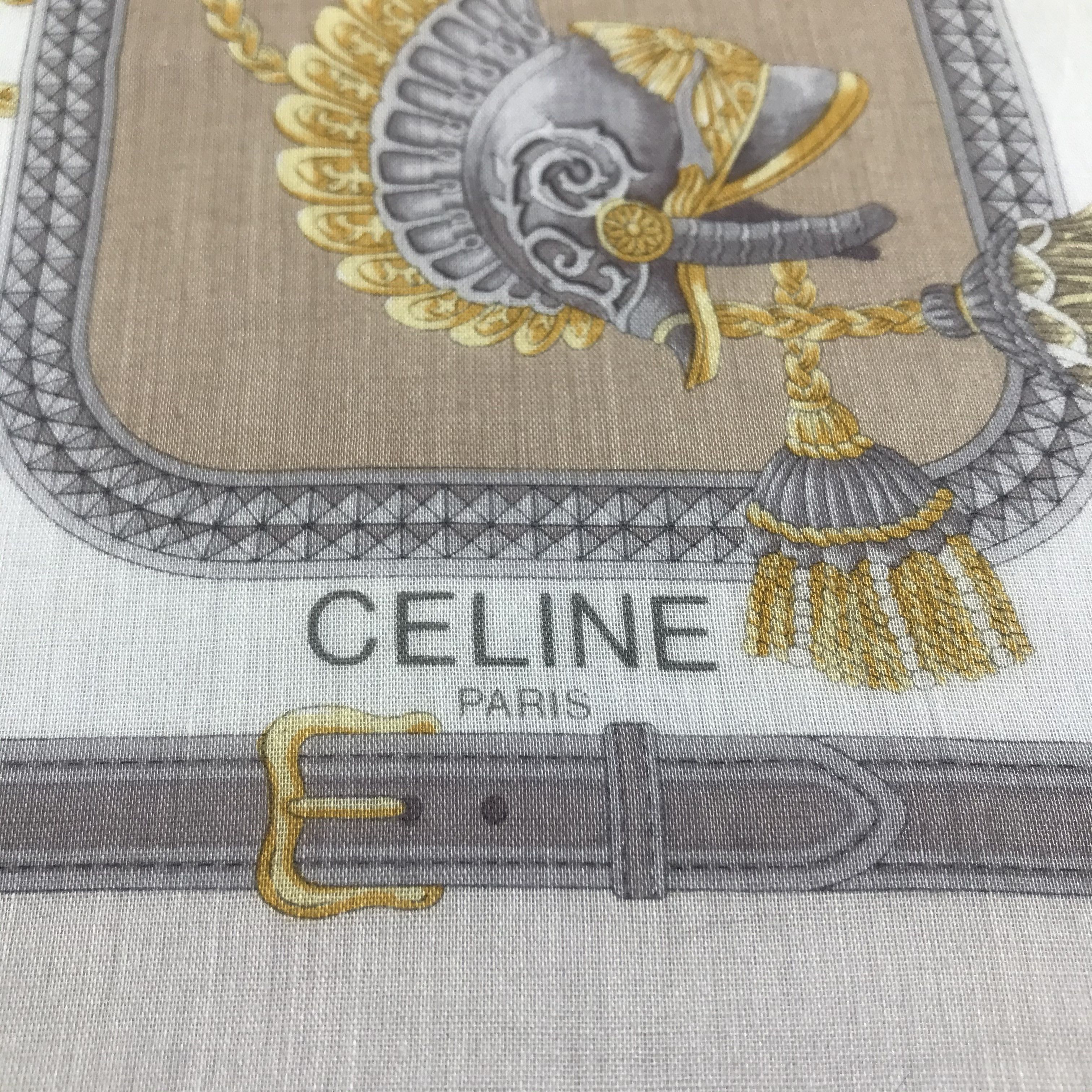 Celine Celine Handkerchief Neckerchief Bandana H797 Size ONE SIZE - 3 Thumbnail