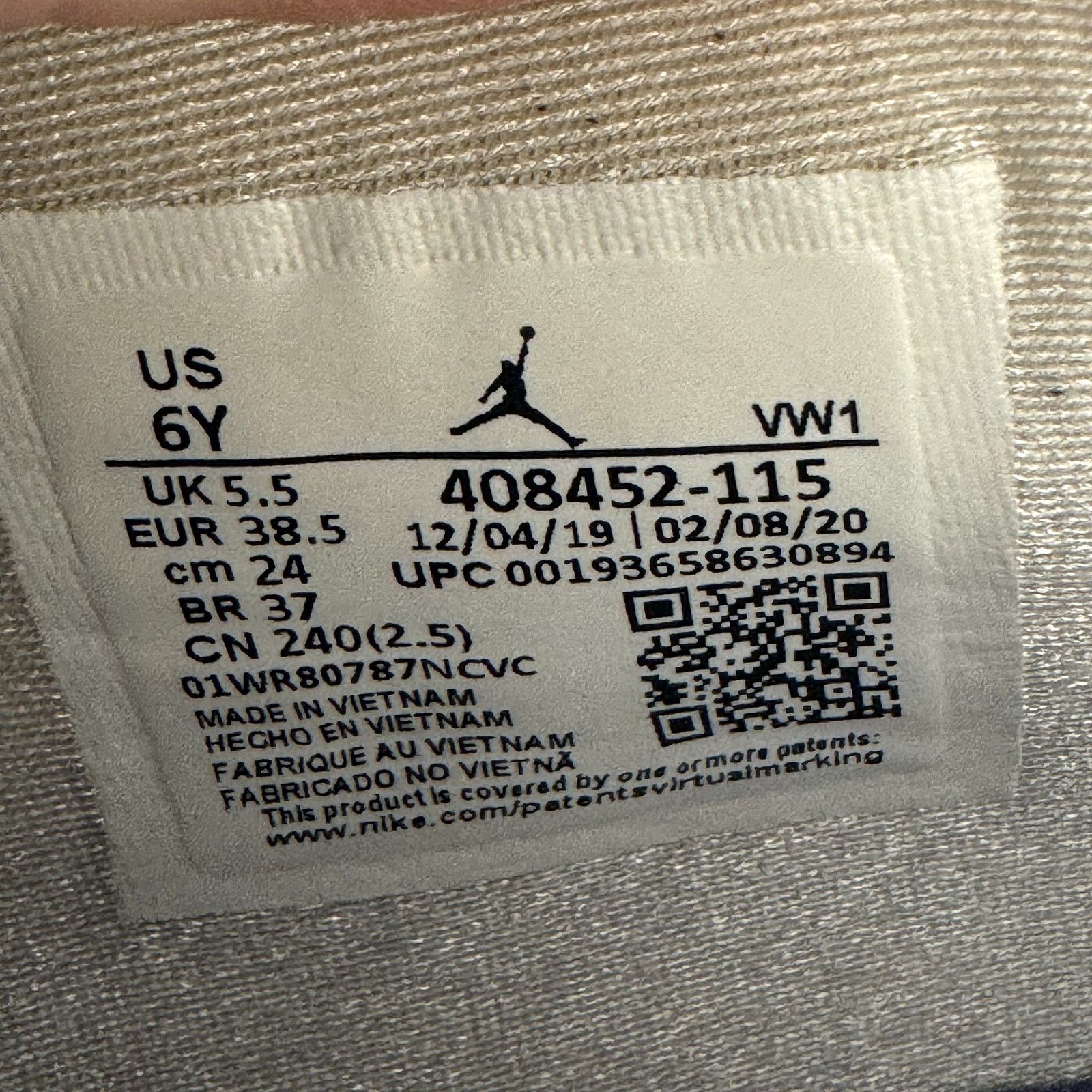 Jordan Brand × Nike Size 6 - Air Jordan 4 Retro GS Purple Metallic Men's Shoes Size US 6 / EU 39 - 7 Thumbnail