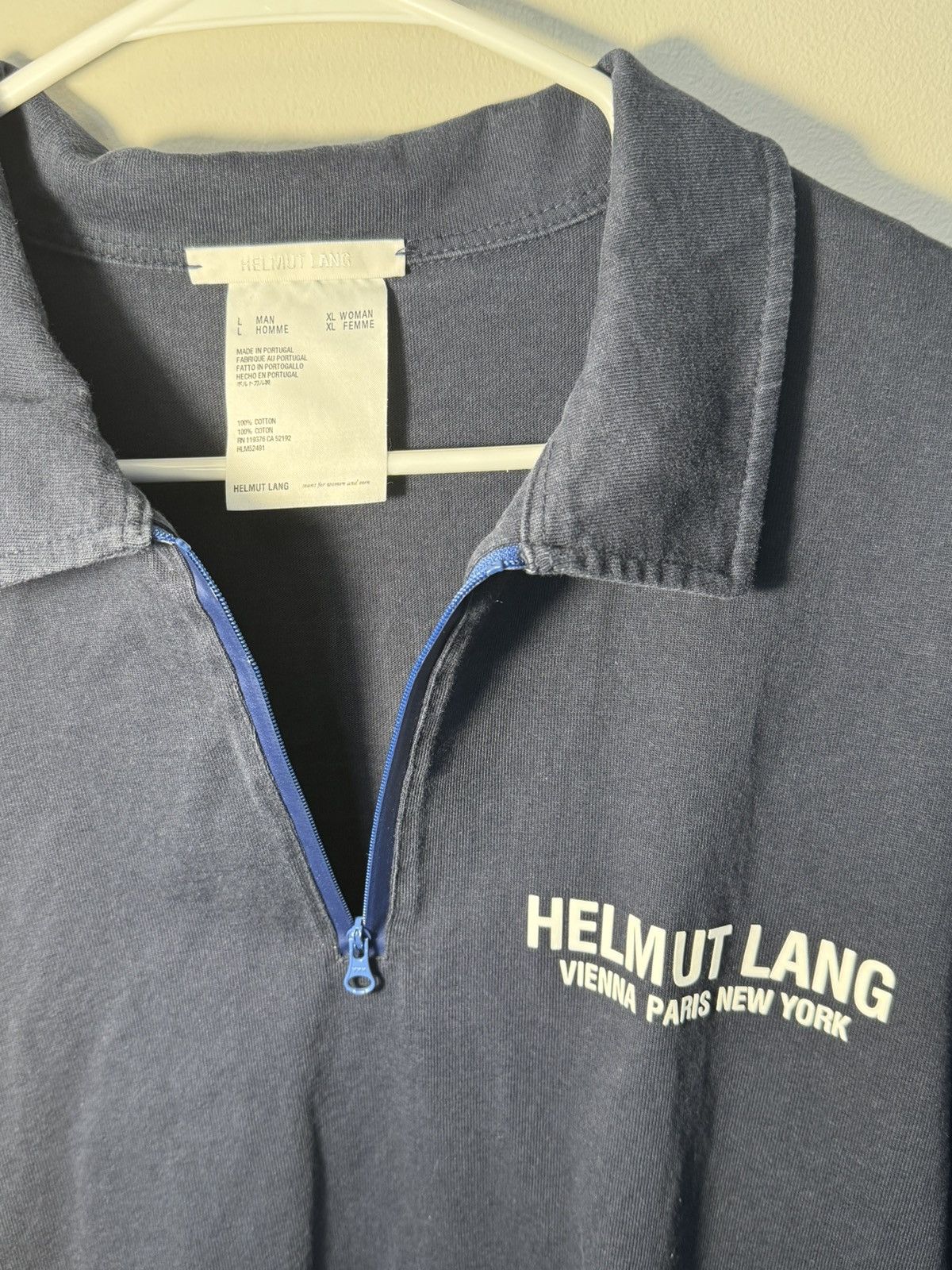 Helmut Lang Helmut Lang rugby L/S Size US L / EU 52-54 / 3 - 6 Thumbnail