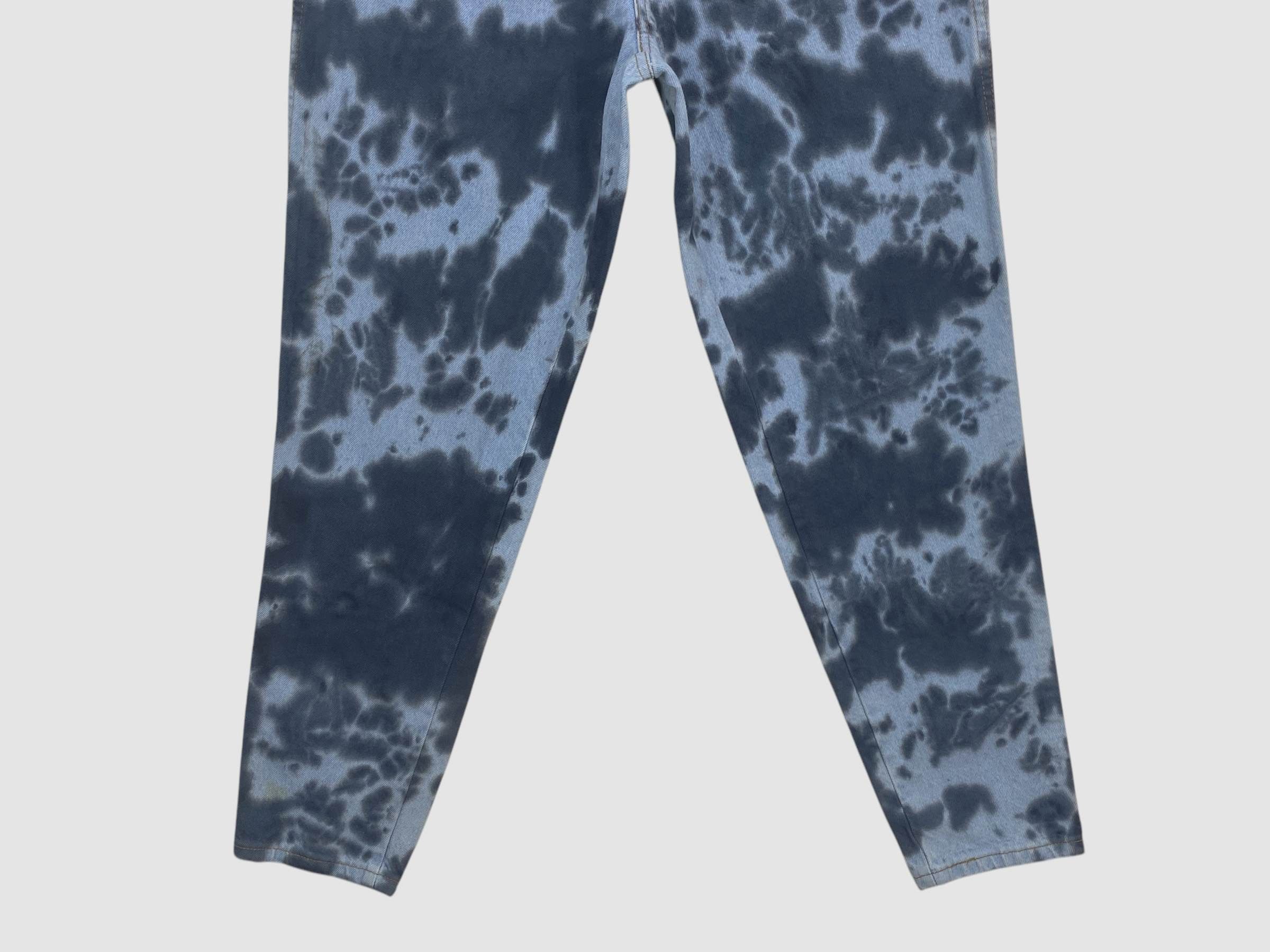 Japanese Brand Chic Denim Camo Jeans Size 27" / US 4 / IT 40 - 5 Thumbnail