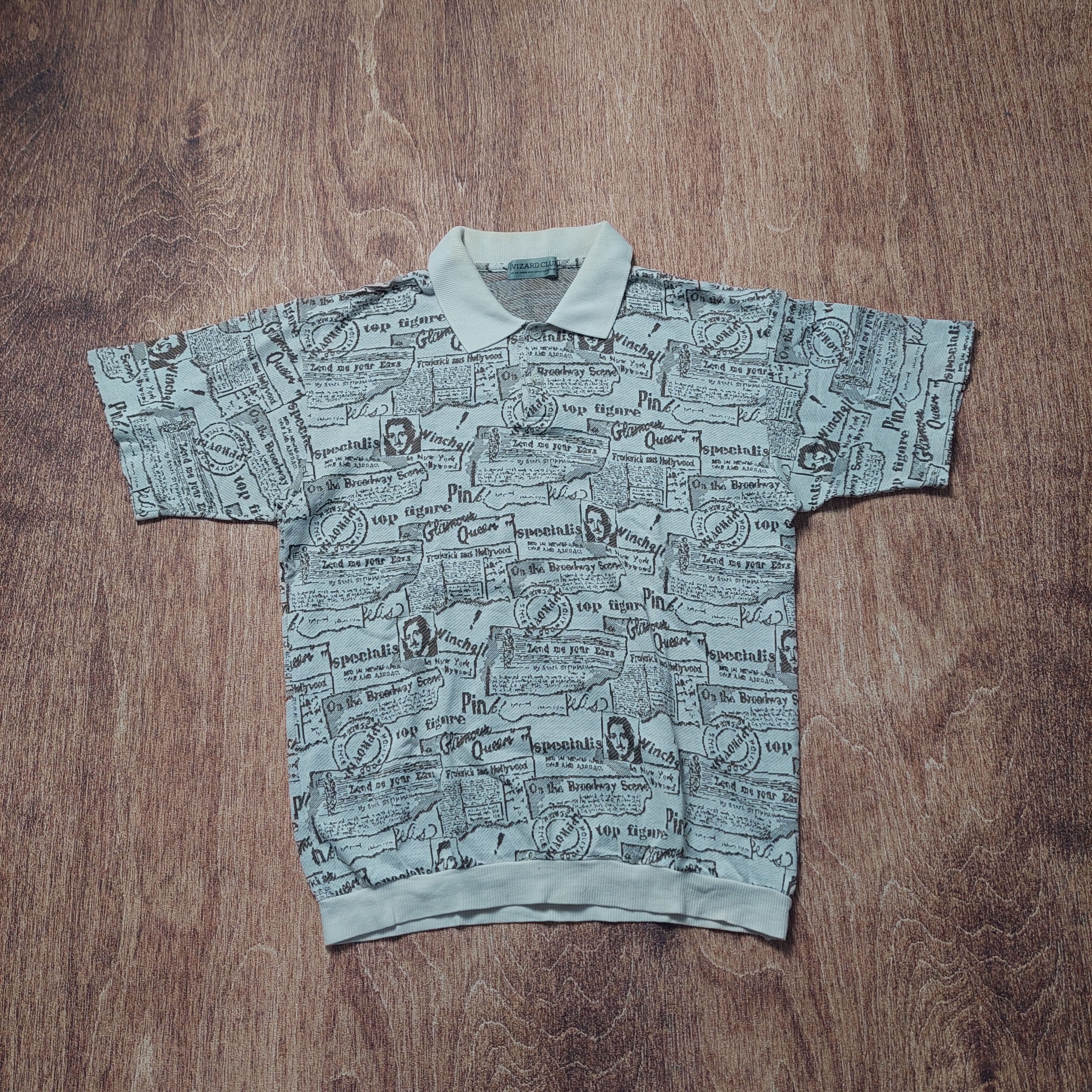 Vintage Vintage vizard poloshirt Size US M / EU 48-50 / 2 - 1 Thumbnail