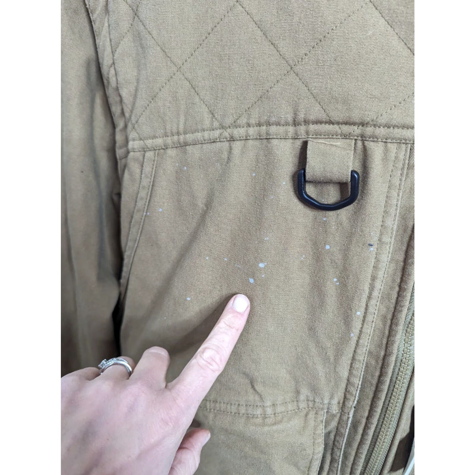 Vintage VINTAGE Gander Mountain Men's XL Canvas 4-in-1 Hunting Coat/Vest/Jacket Fleece Lined 3-in-1 Jacket Camouflage Waterproof Zip Pockets Brown Size US XL / EU 56 / 4 - 5 Thumbnail