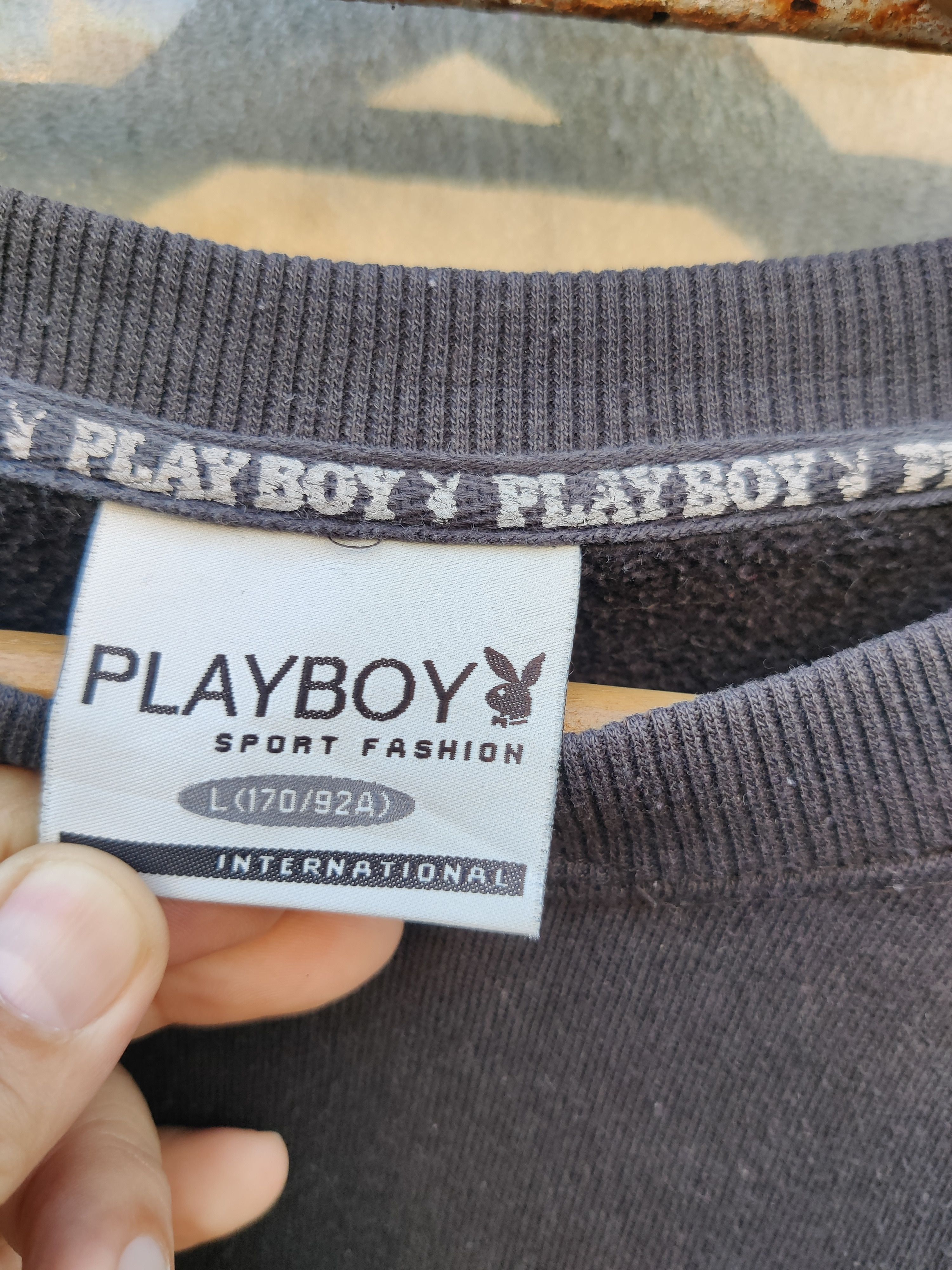 Other Vintage Playboy Sport Big Logo Sweatshirt Size US L / EU 52-54 / 3 - 6 Thumbnail
