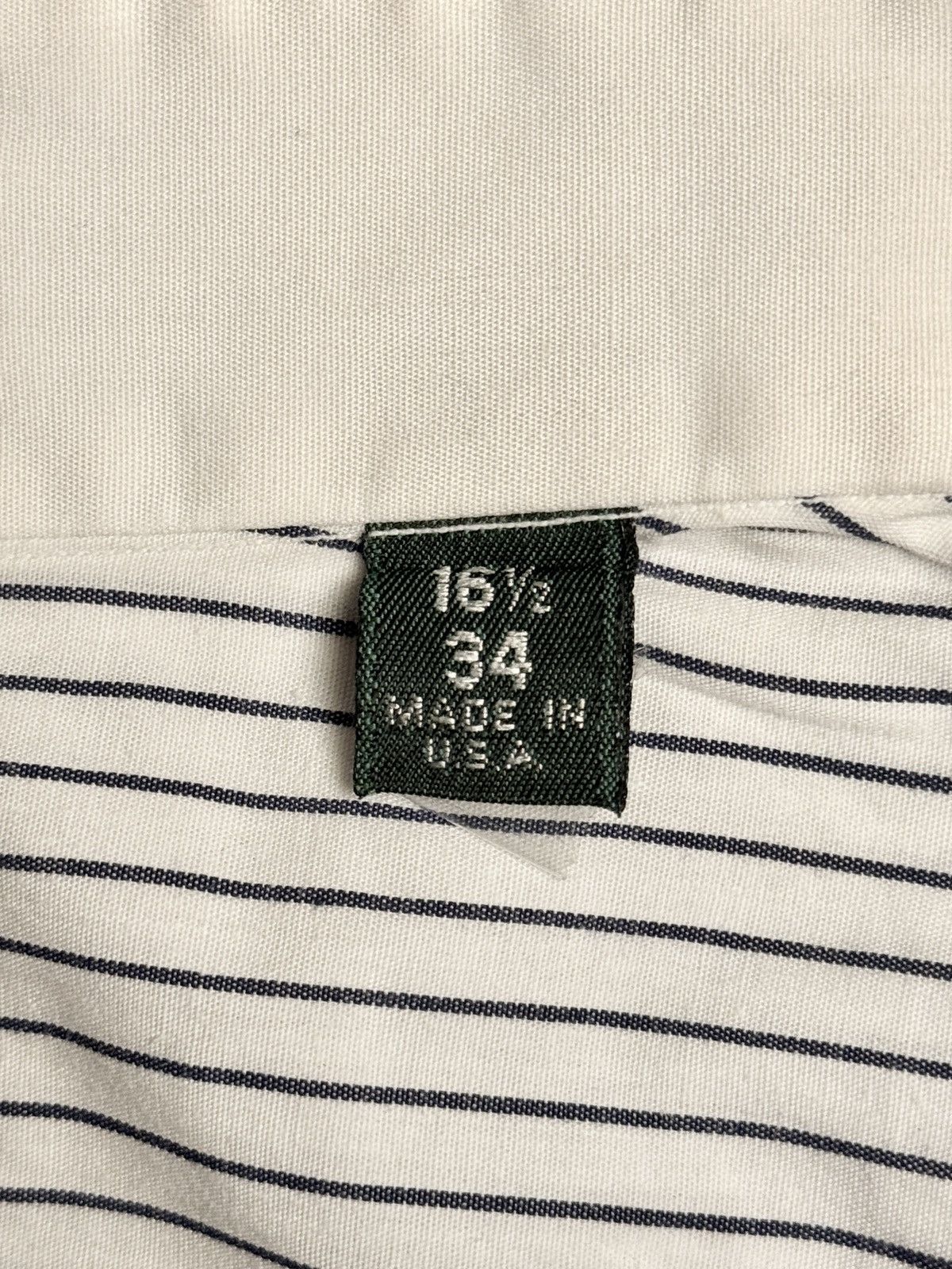 Gitman Bros. Vintage Gitman x Paul Simon Blue/White Striped Dress Shirt Size US L / EU 52-54 / 3 - 5 Thumbnail