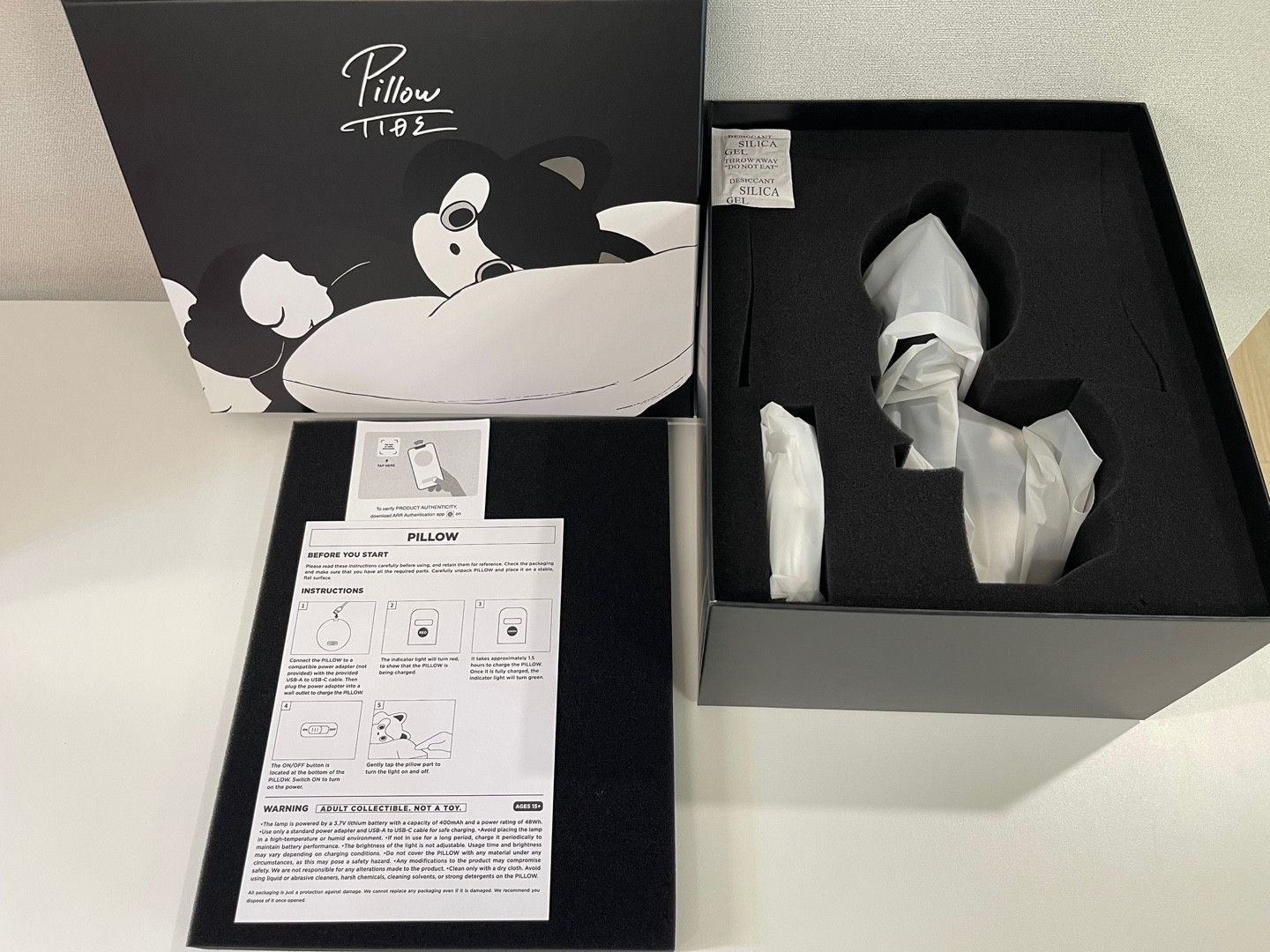 Japanese Brand TIDE Pillow Vinyl Figure Lamp Edition of 300 Size ONE SIZE - 9 Thumbnail