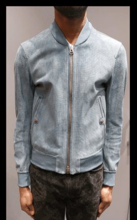 image of Tom Ford O1Loc1C0324 Tfl739Sz Outwear Jacket In Blue, Men's (Size Medium)