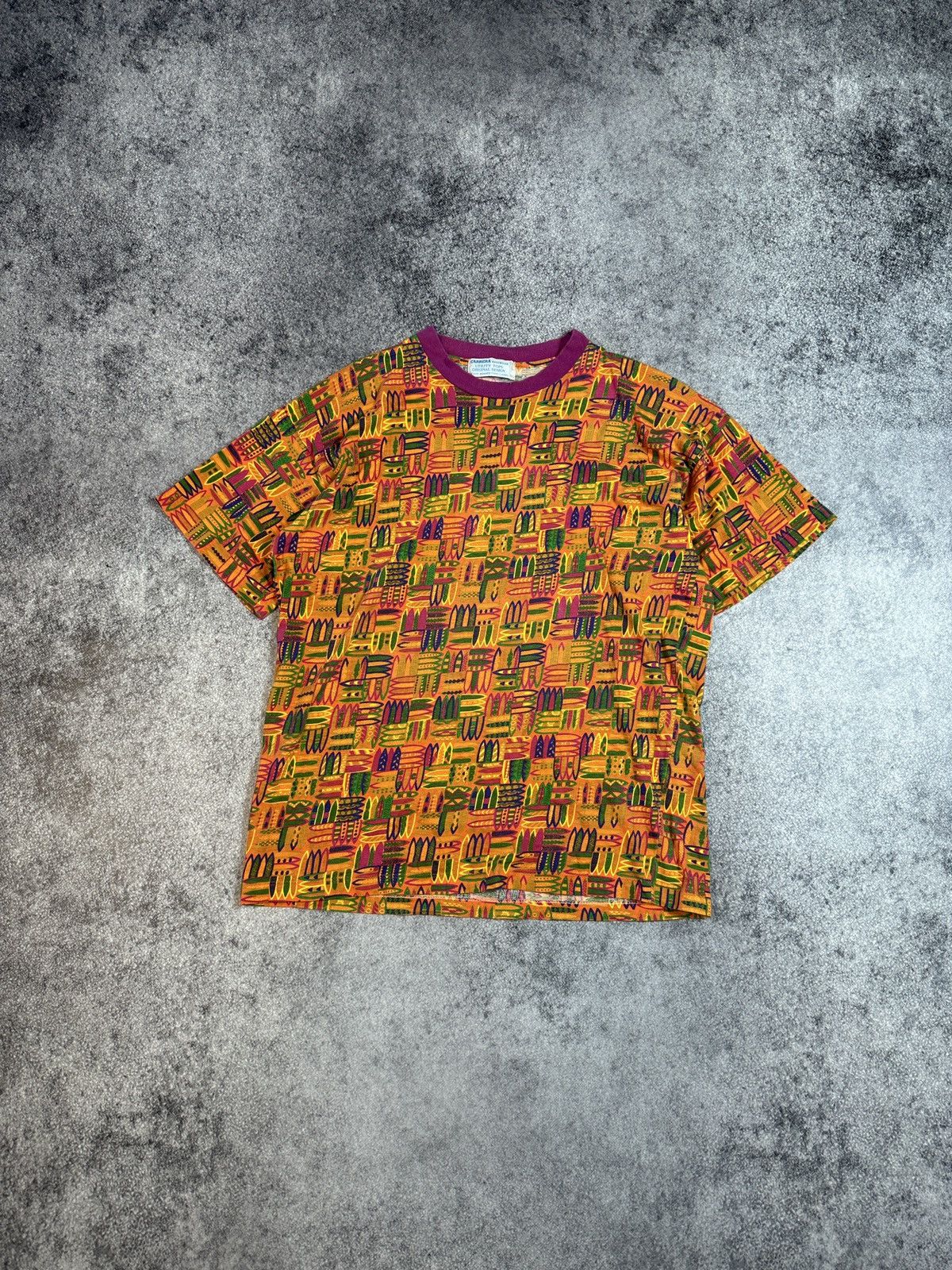 Carrera × Vintage Vintage 90s Carrera T-shirt Streetwear Rare Style USA XL Size US XL / EU 56 / 4 - 1 Thumbnail