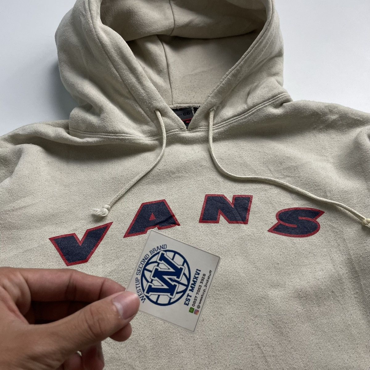 Vans Vintage hoodie vans Size US M / EU 48-50 / 2 - 2 Thumbnail