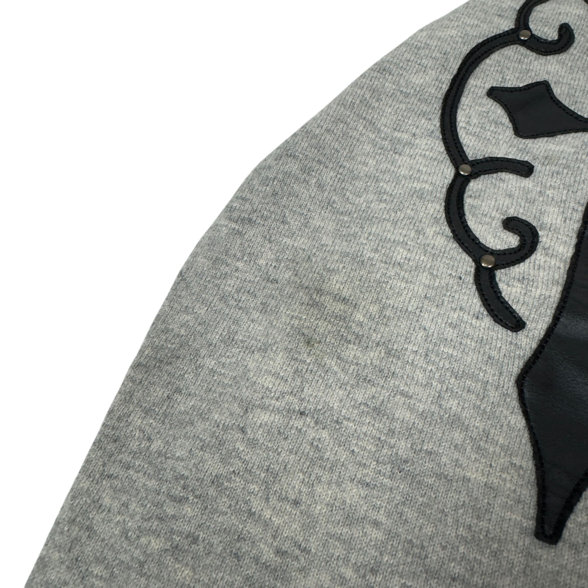 Ed Hardy × Vintage Ed Hardy Men's Gray Wool Skull Love Kills Slowly Sweater XL Size US L / EU 52-54 / 3 - 7 Thumbnail