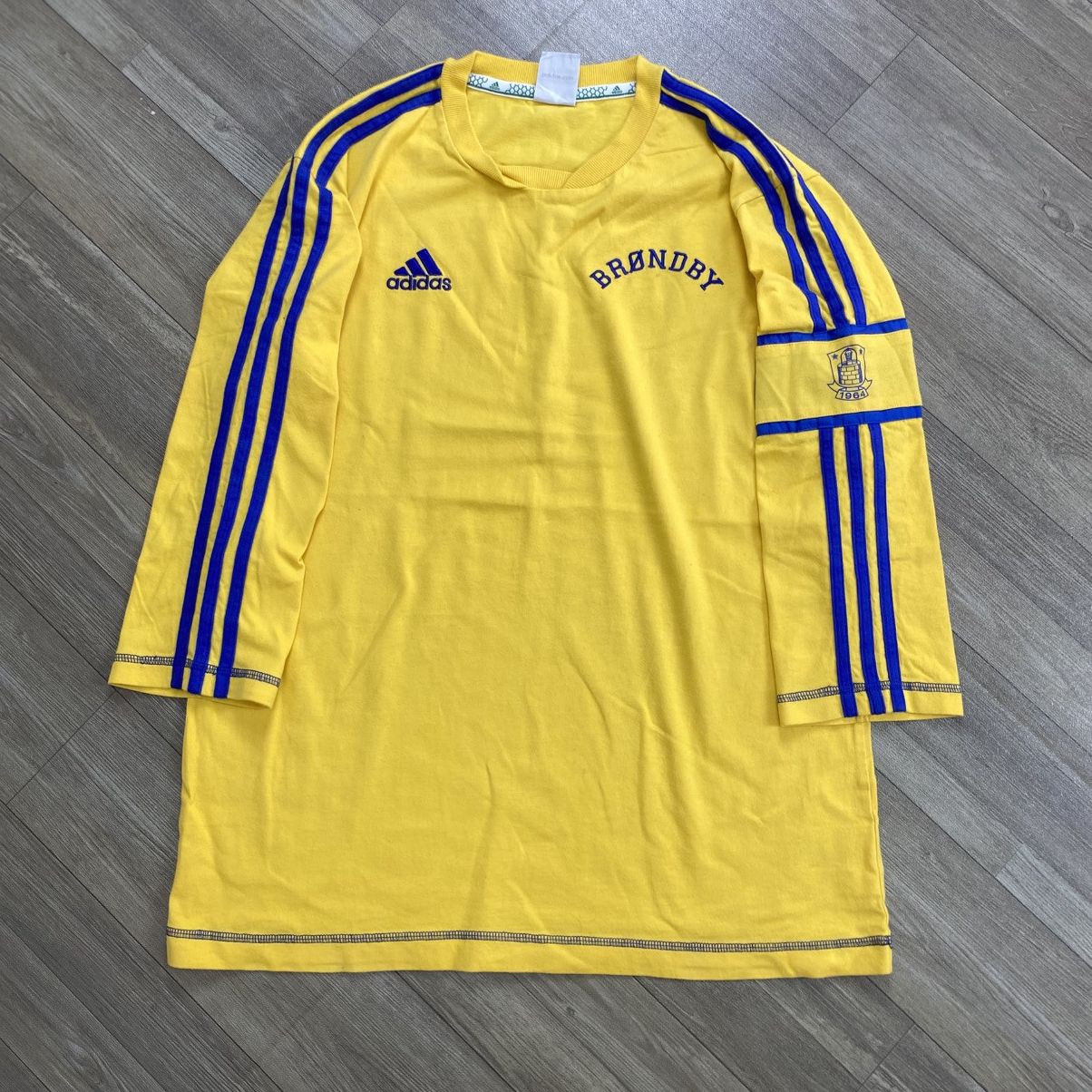 Adidas 1990s Vintage Adidas Brondby Sweden World Cup Reglan Tee Size US M / EU 48-50 / 2 - 2 Thumbnail